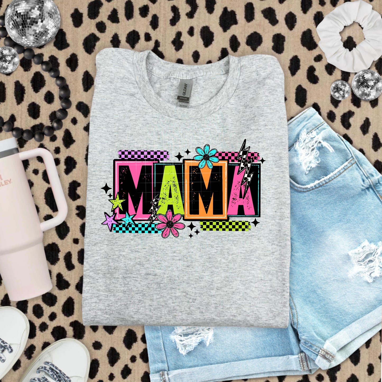 Mama Rainbow Letters DTF Prints