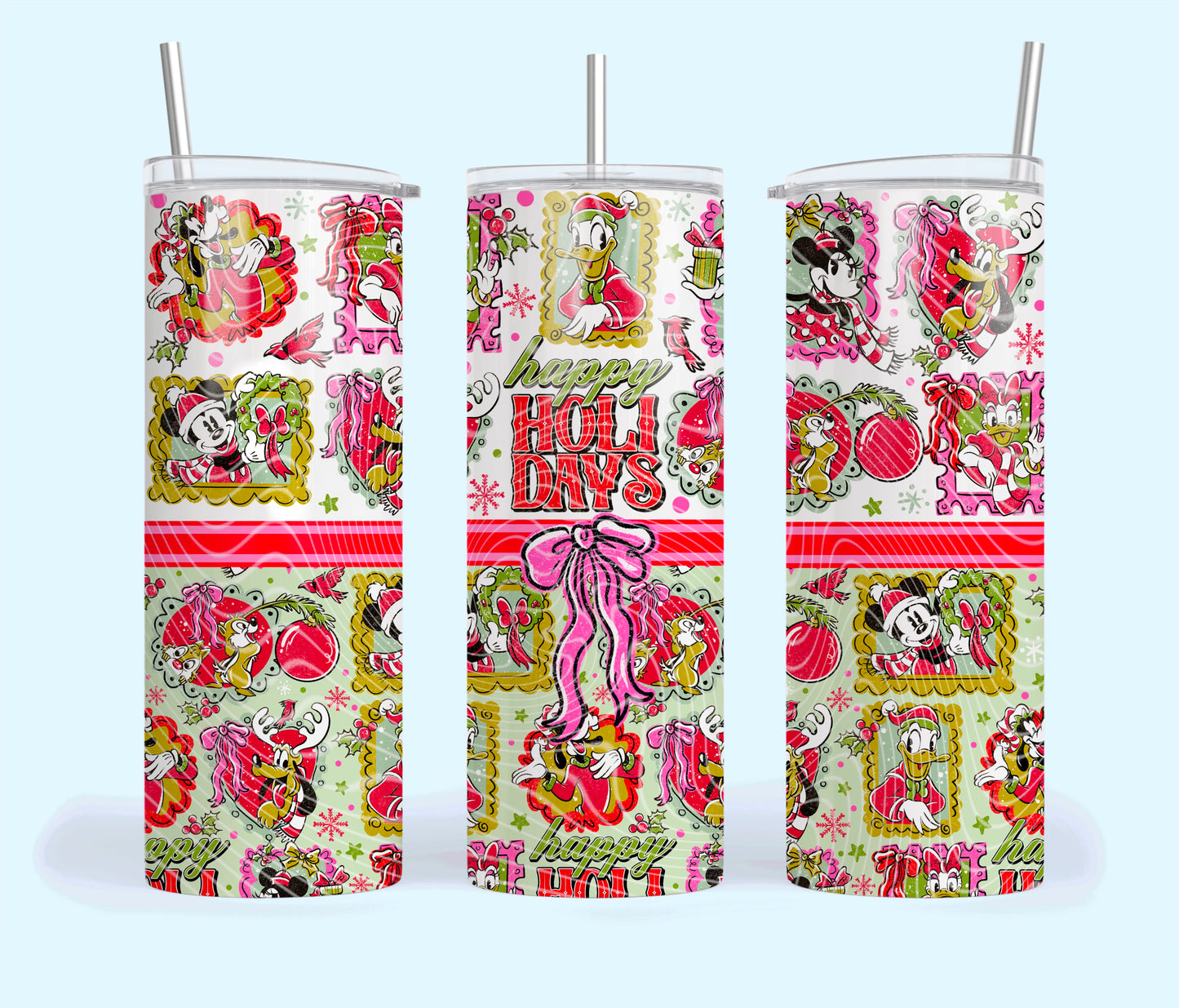Happy Holidays (Style 2) Tumbler Wrap