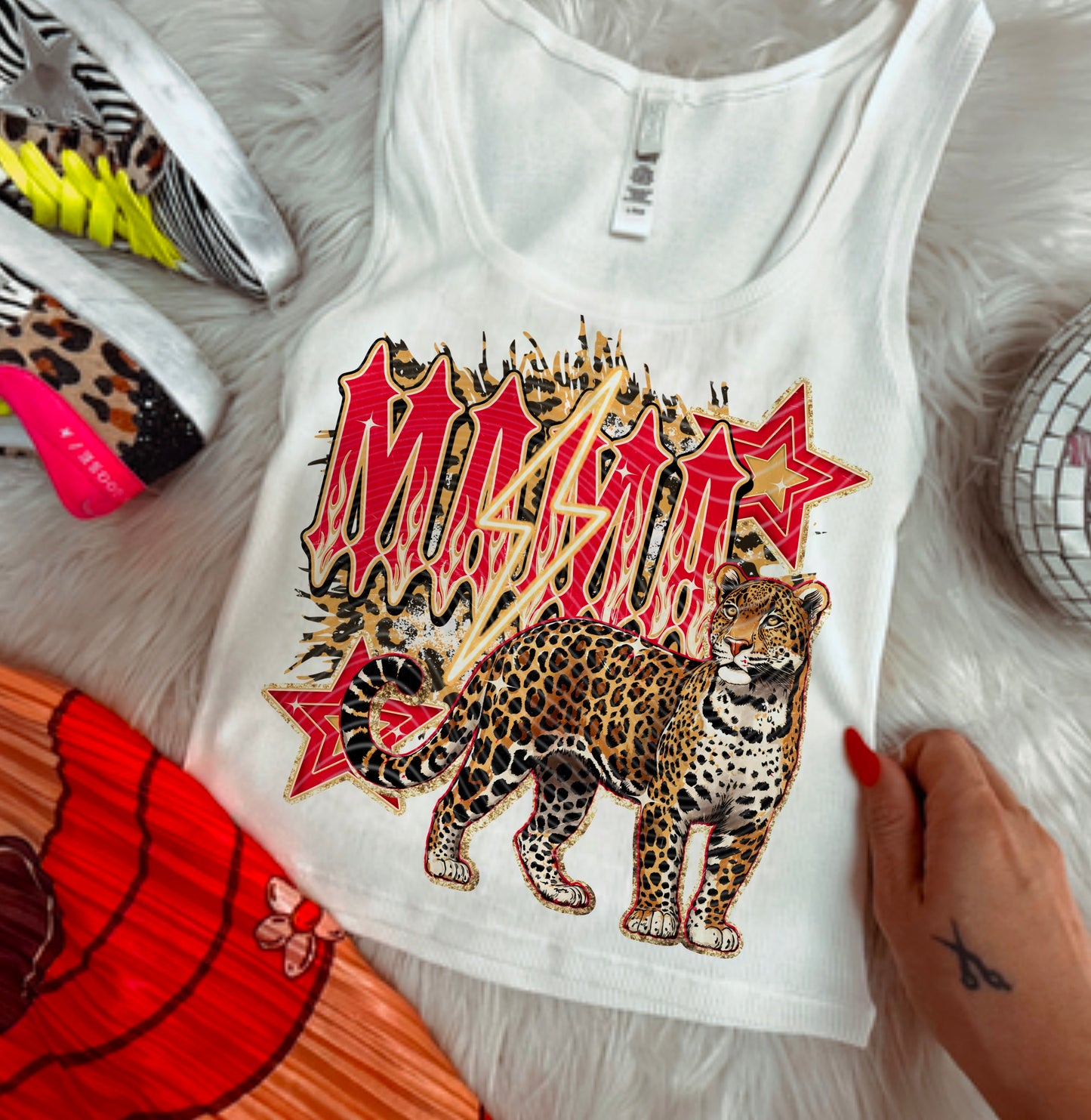 Mama Leopard DTF Print