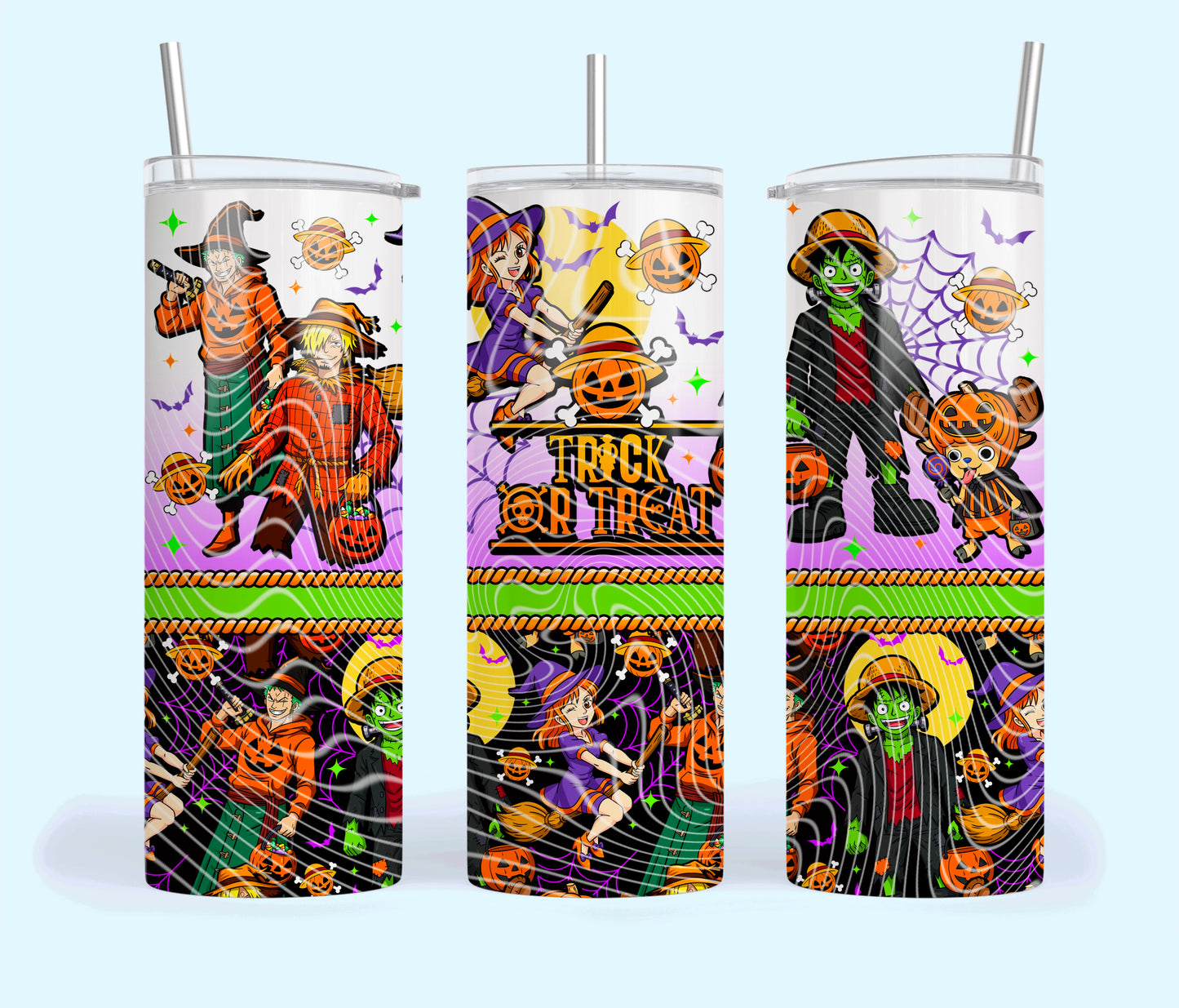 Trick Or Treat One Piece Tumbler Wrap