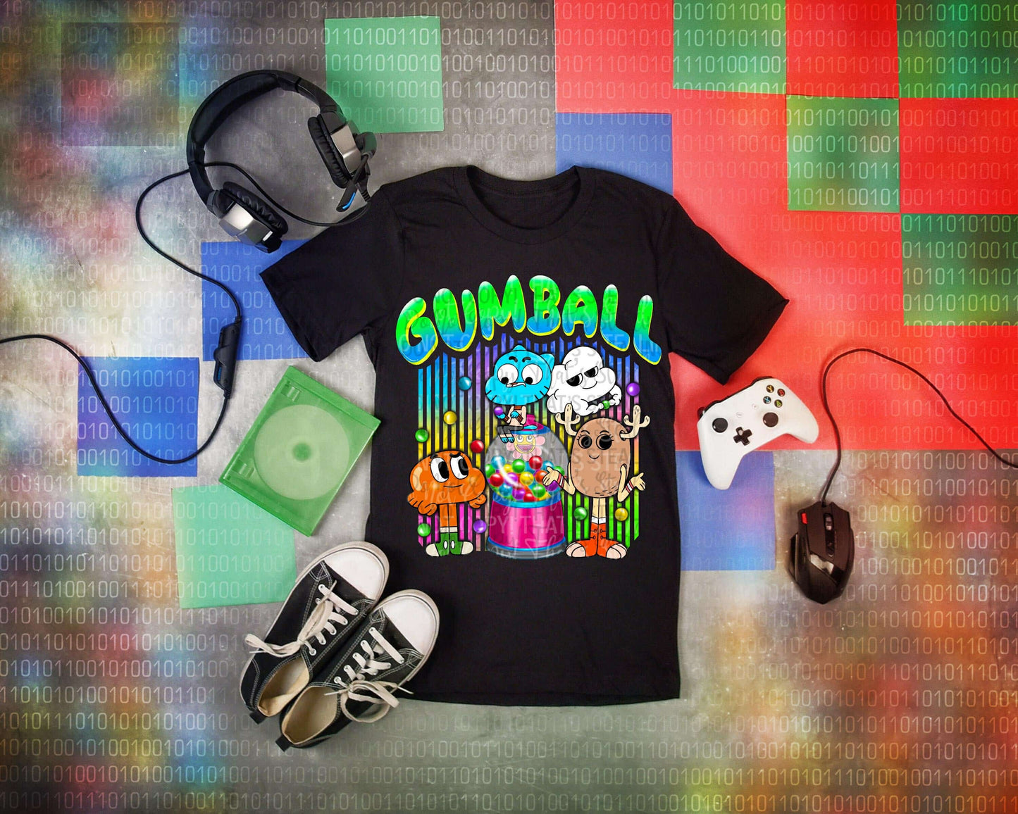 Gumball DTF Print