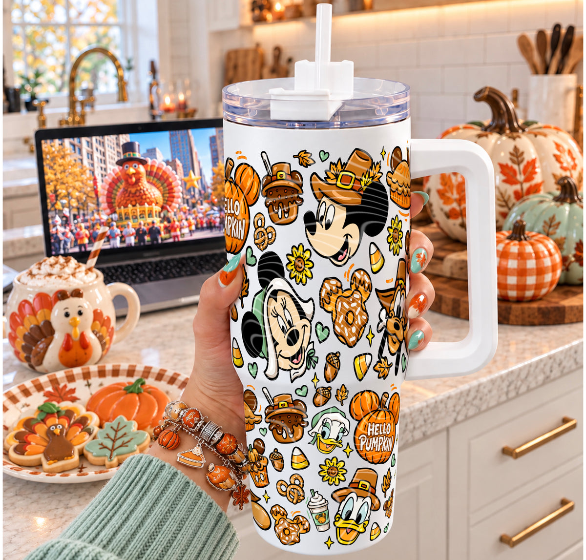 Magical Fall Vibes Doodle 40 oz Tumbler Prints