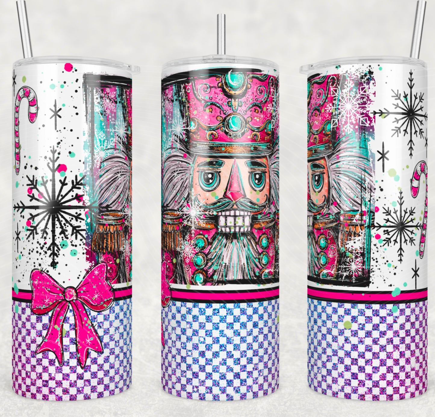 Selfie Nutcracker Tumbler Wrap