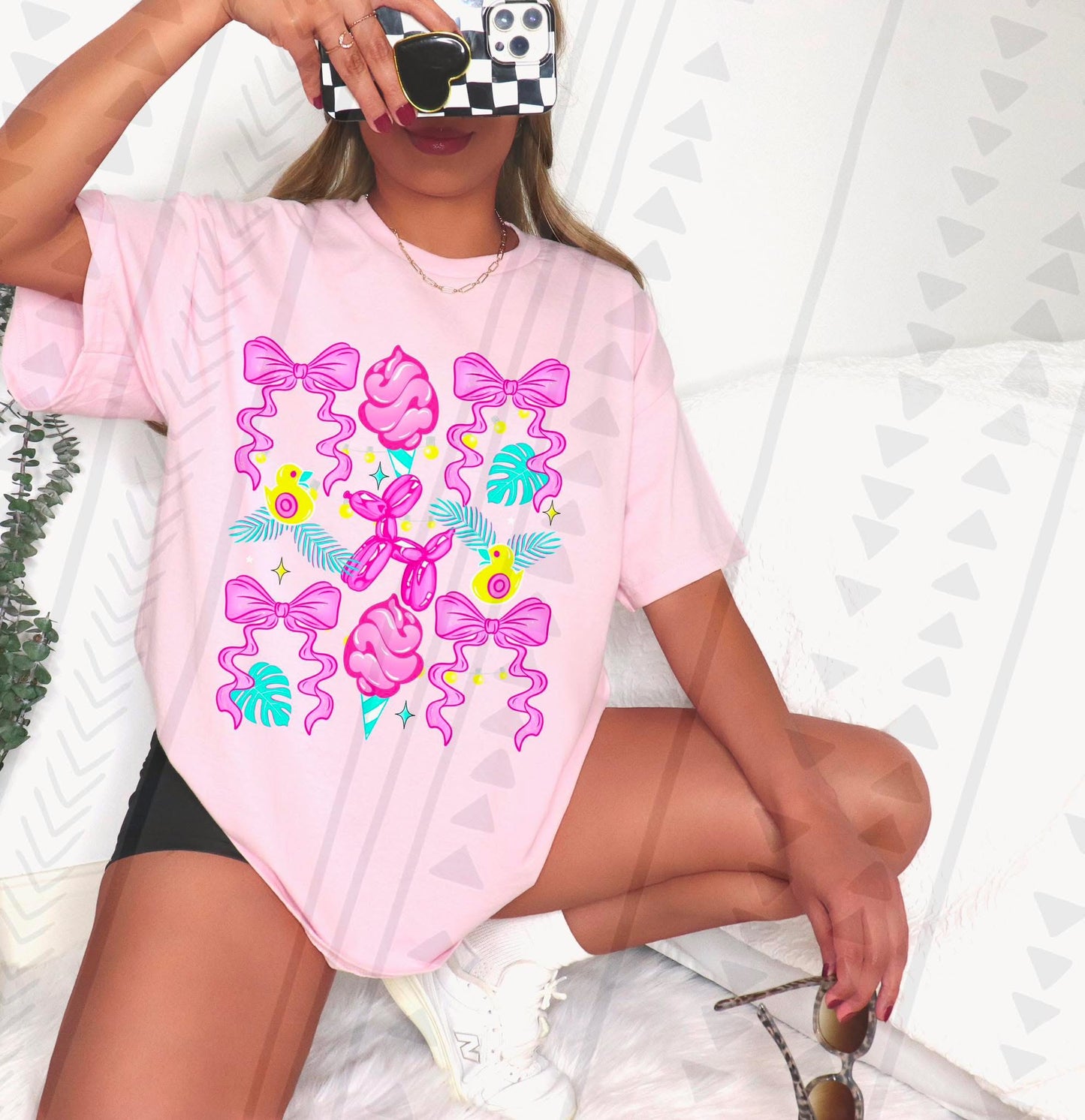 Cotton Candy Alani Collage DTF Prints
