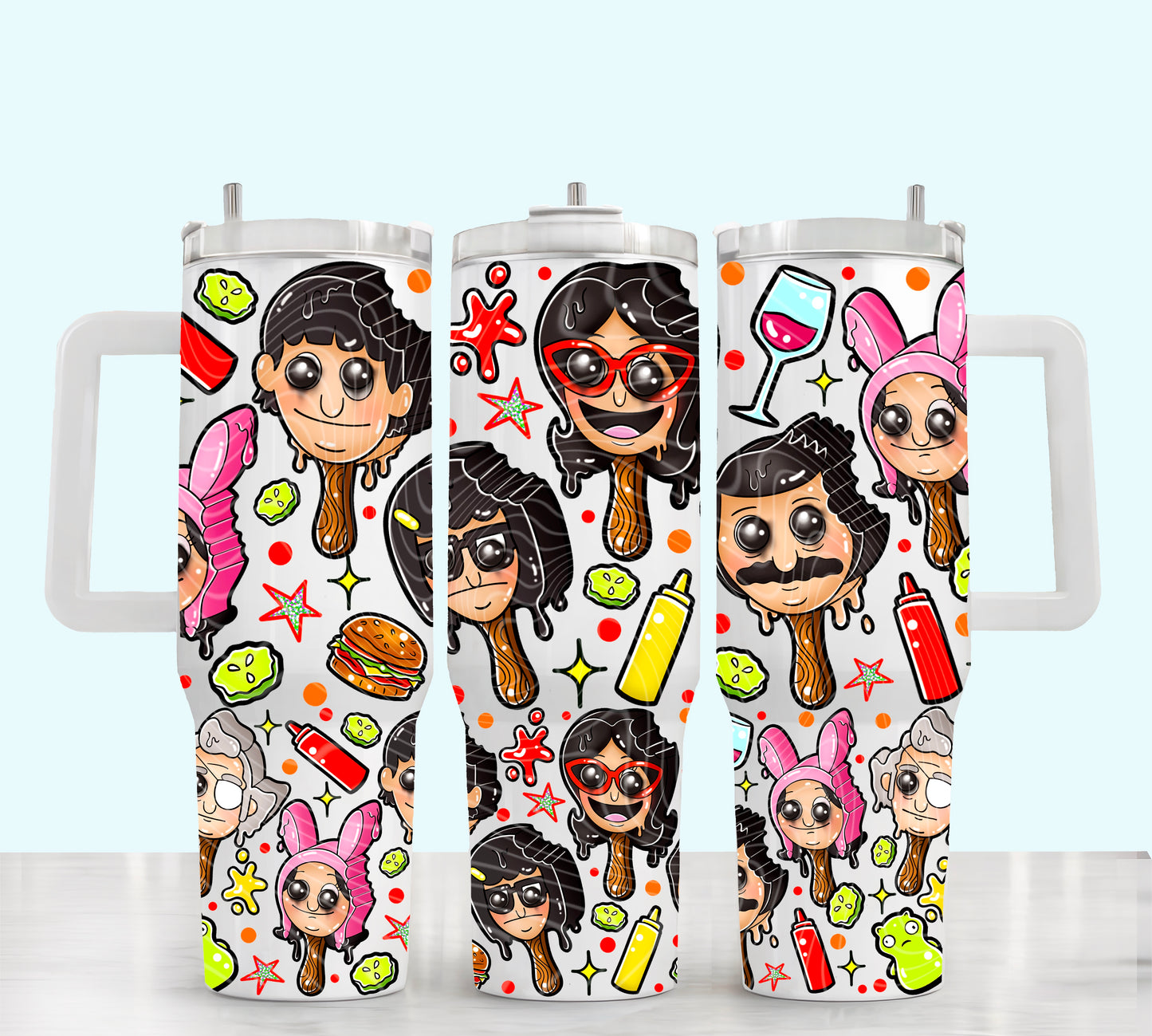 Bob’s Burger Ice Cream 40 oz Tumbler Prints