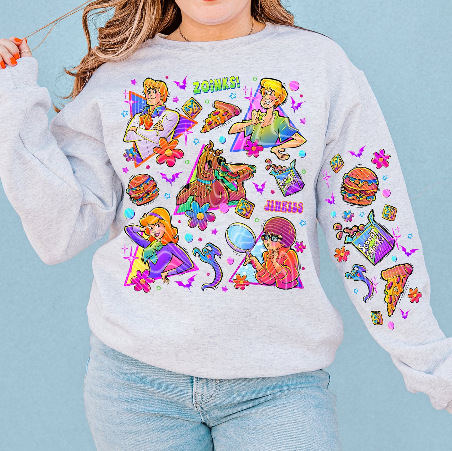 Scooby Triangles DTF Print