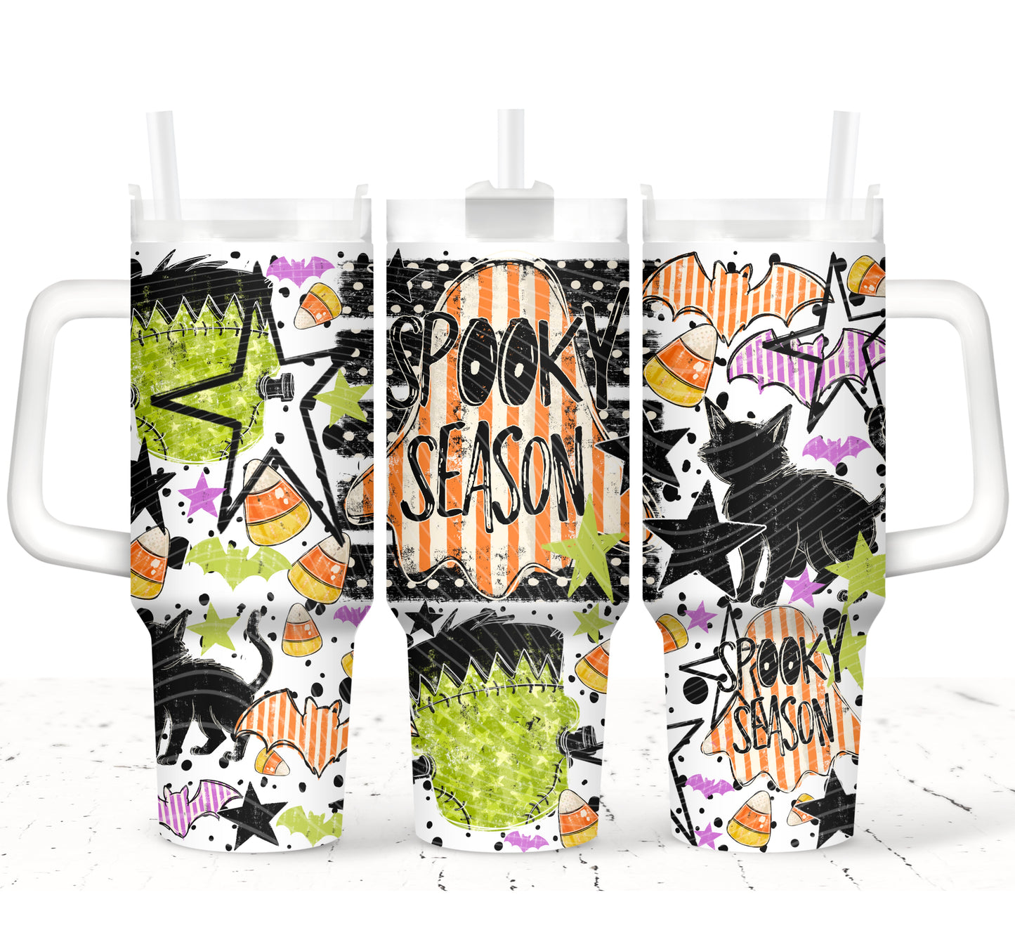Spooky Season 40 oz Tumbler Prints