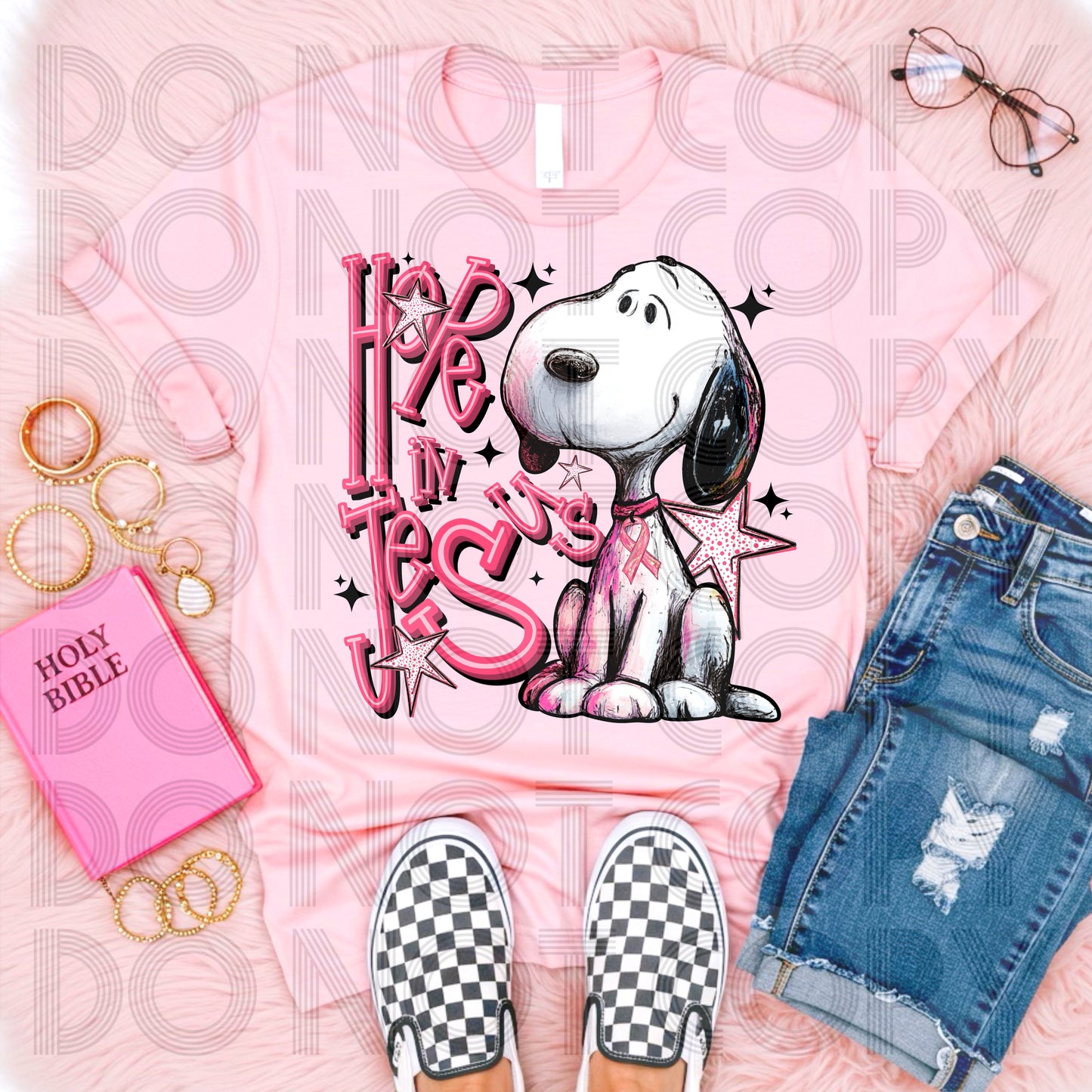 Hope In Jesus DTF Prints