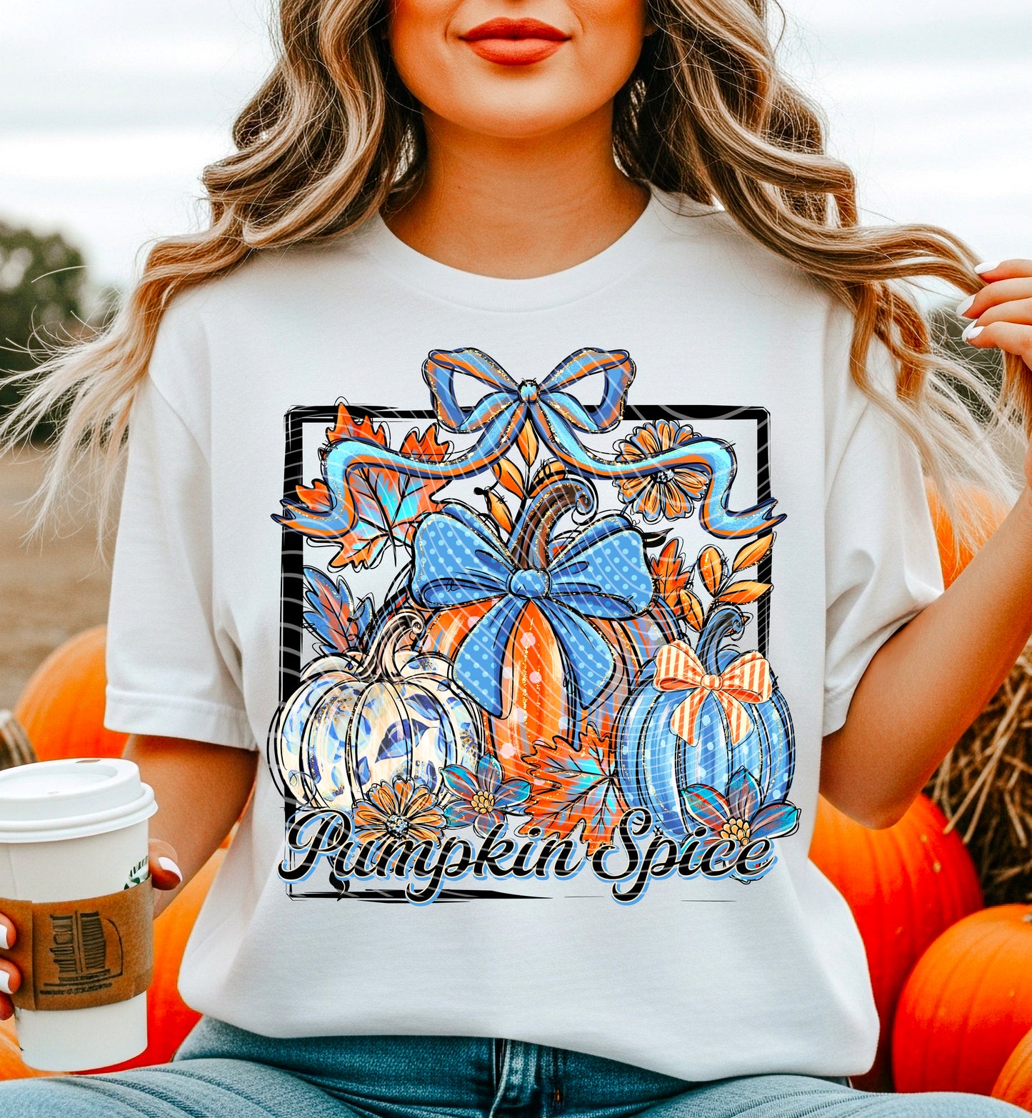 Pumpkin Spice Fall DTF Prints