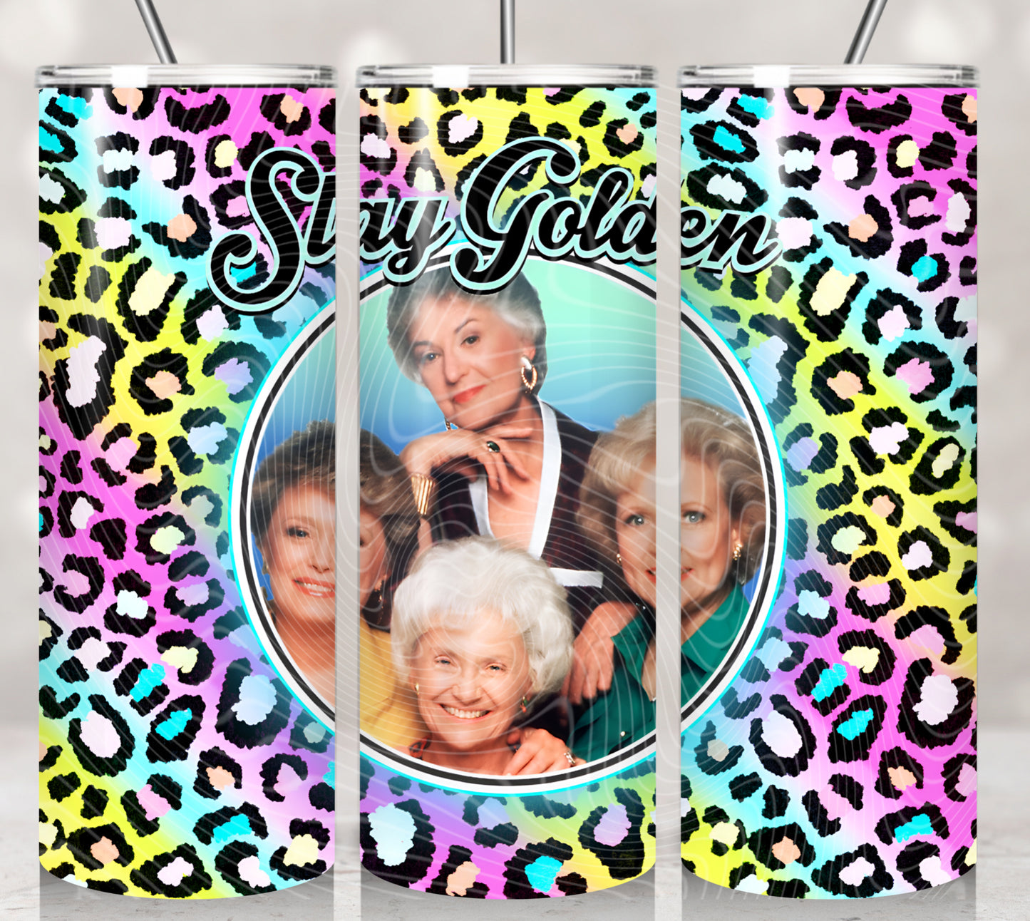Stay Golden Leopard Design