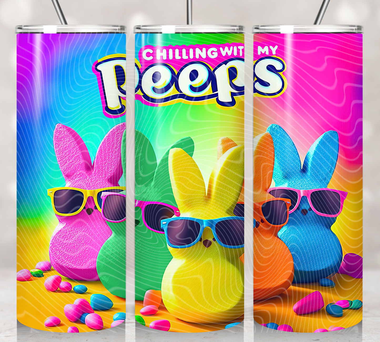 Chilling With My Peeps Neons