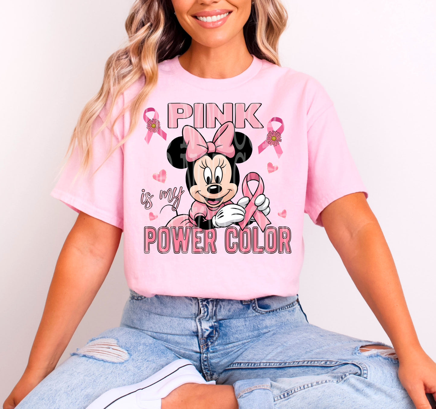 Pink Is My Power Color DTF Prints