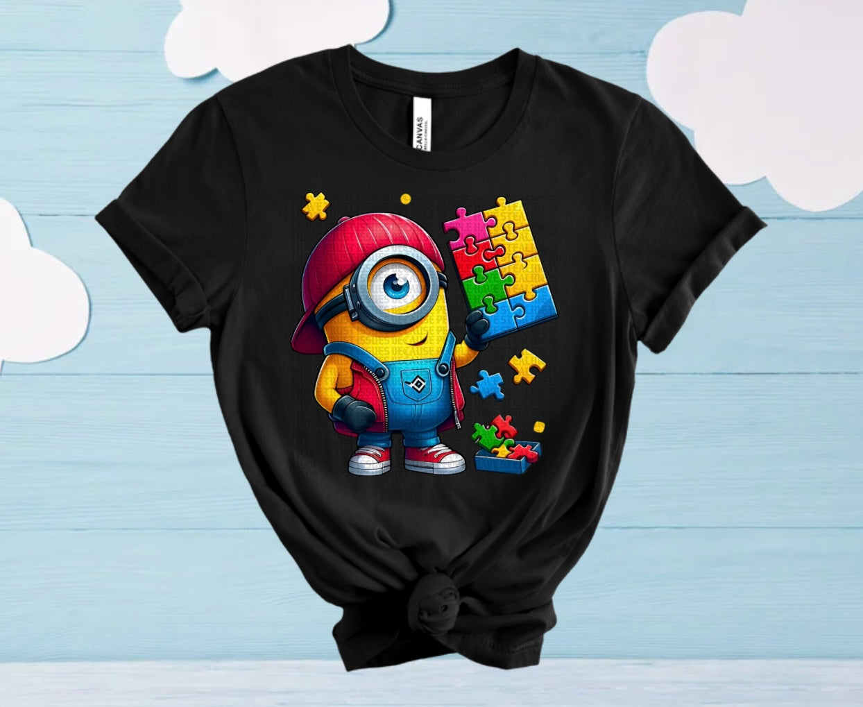 Cute Autism Minion DTF Print
