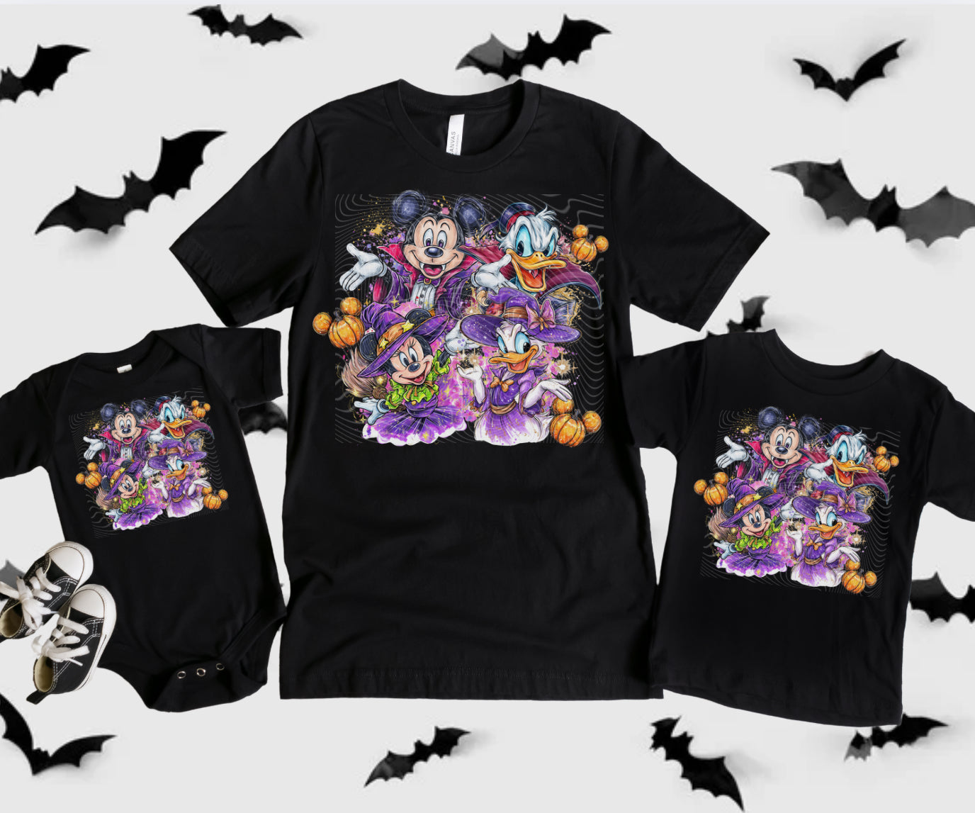 Halloween Character Friends DTF Prints