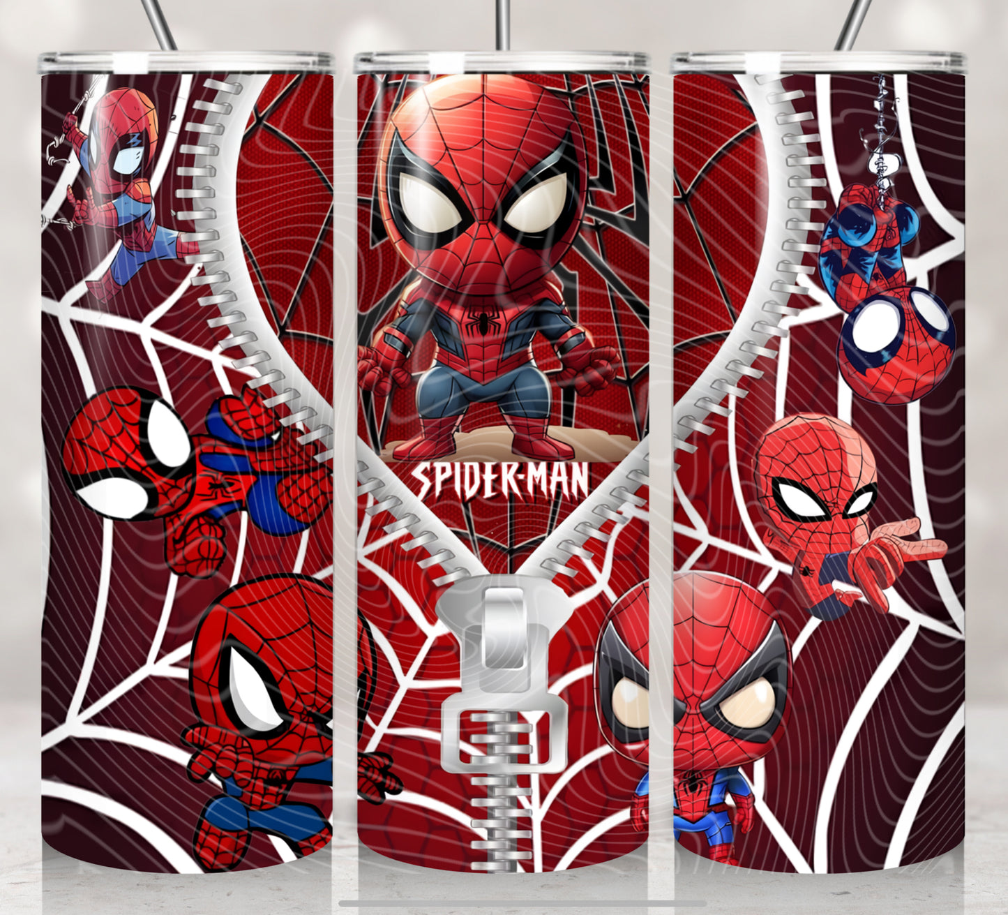 Spider Hero Zipper Design