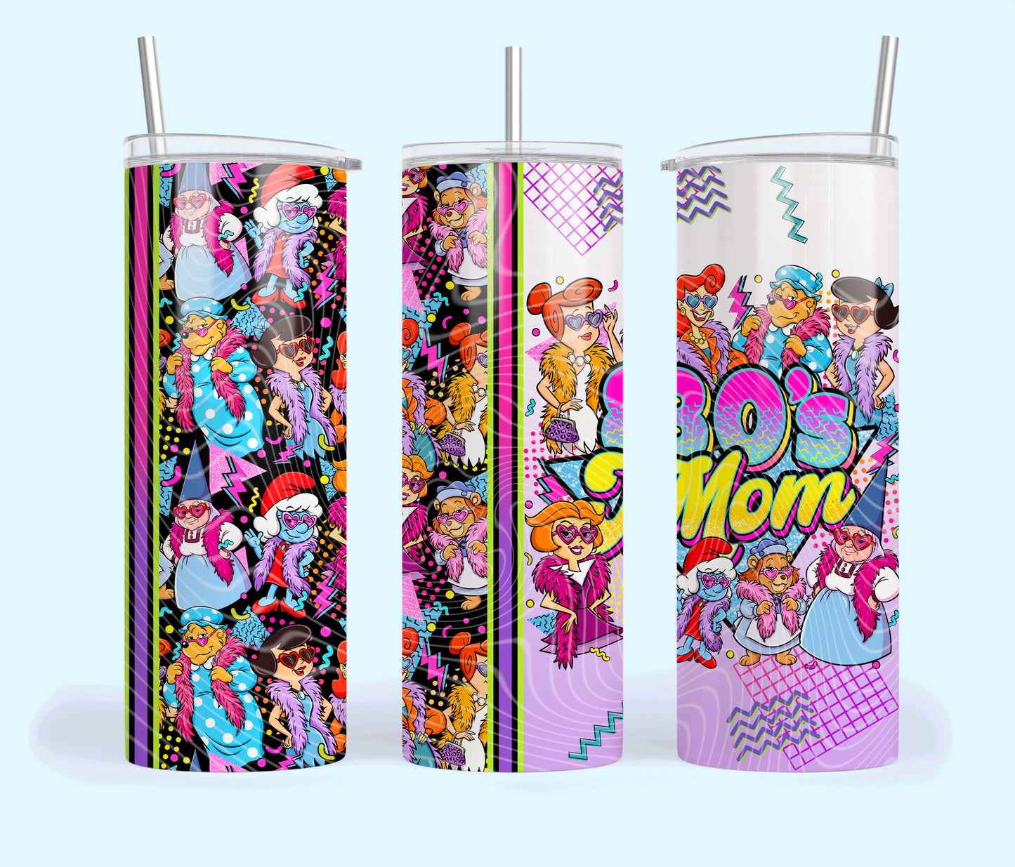 80's Mom Tumbler Wrap