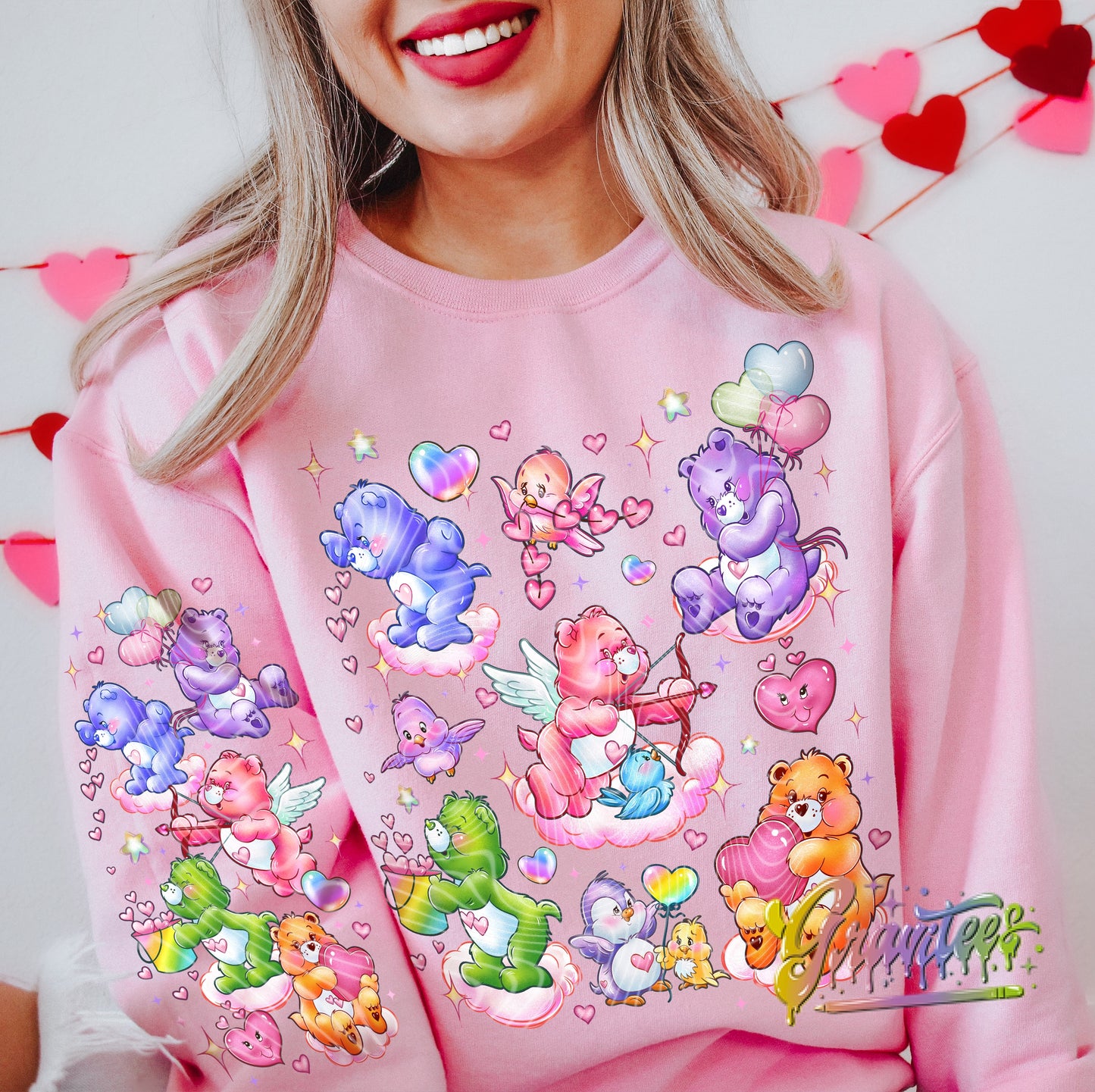 Love Bears Valentine DTF Print