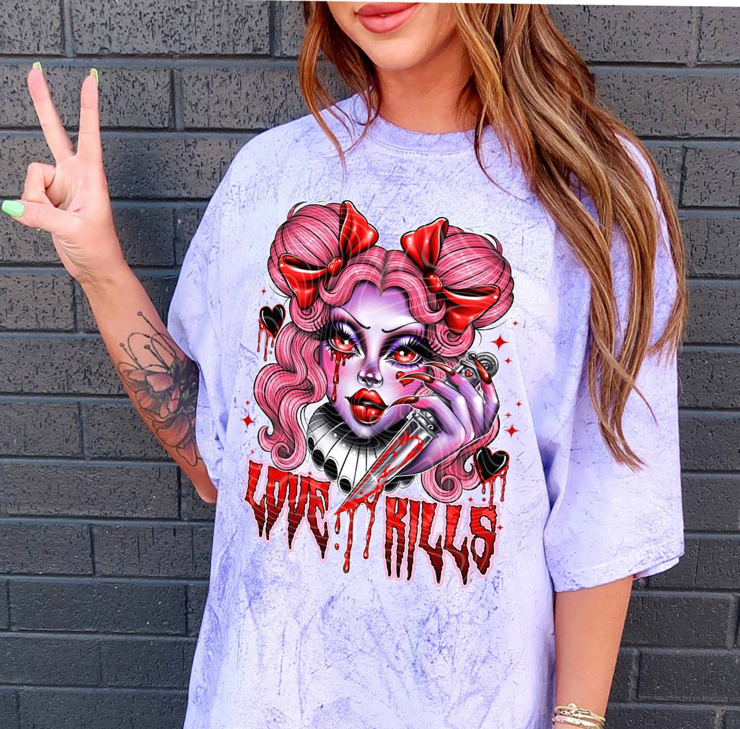 Love Kills DTF Print