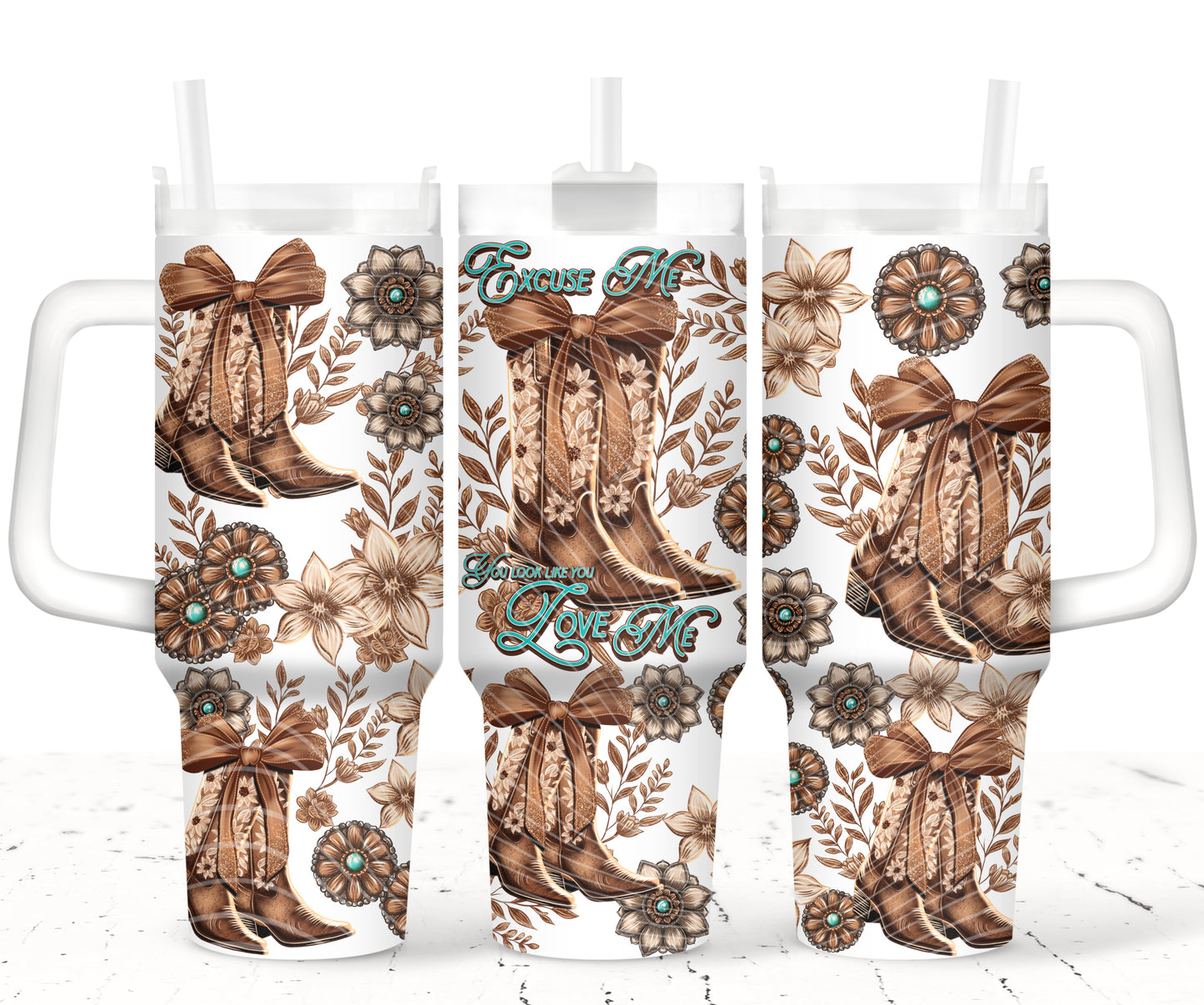 Excuse Me Love Song 40 oz Tumbler Prints