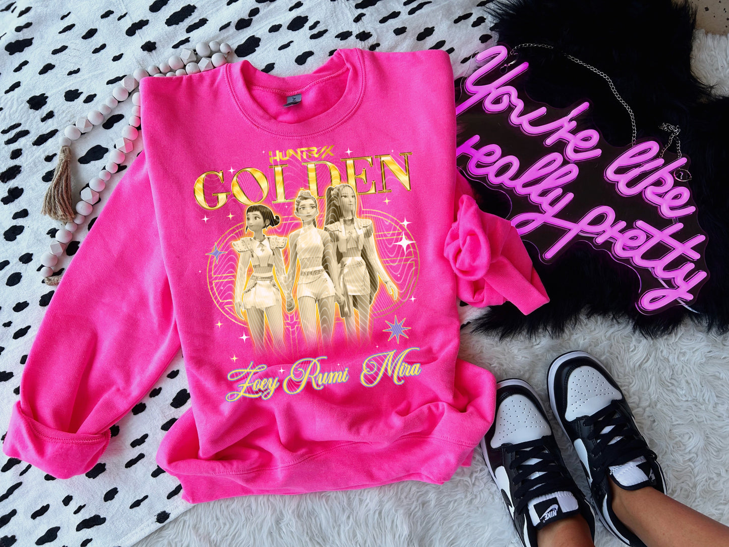 Huntrix Golden DTF Prints