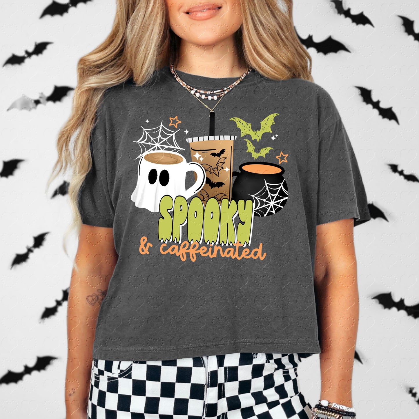 Spooky & Caffeinated DTF Print