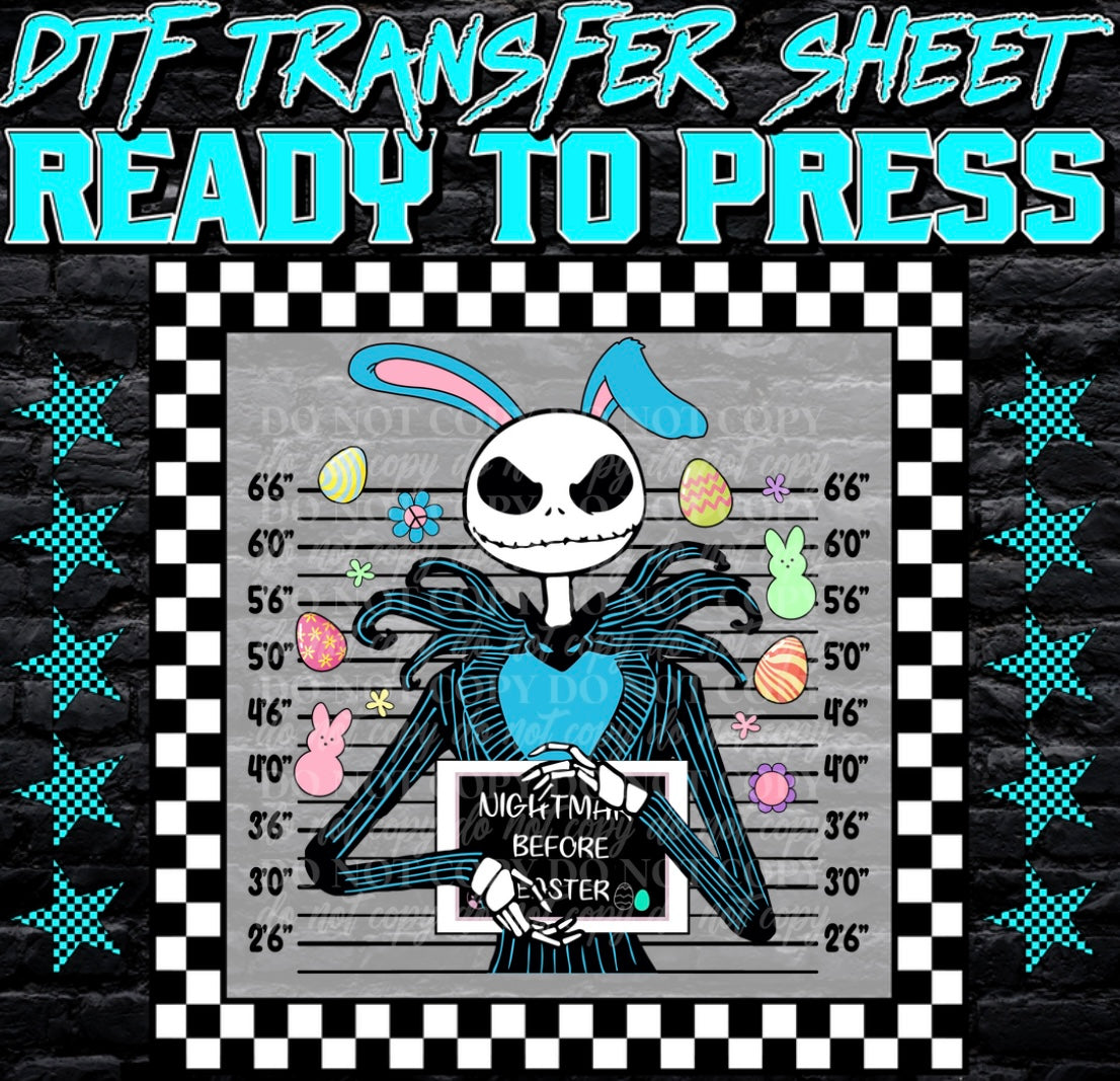 Nightmare Before Easter DTF Print