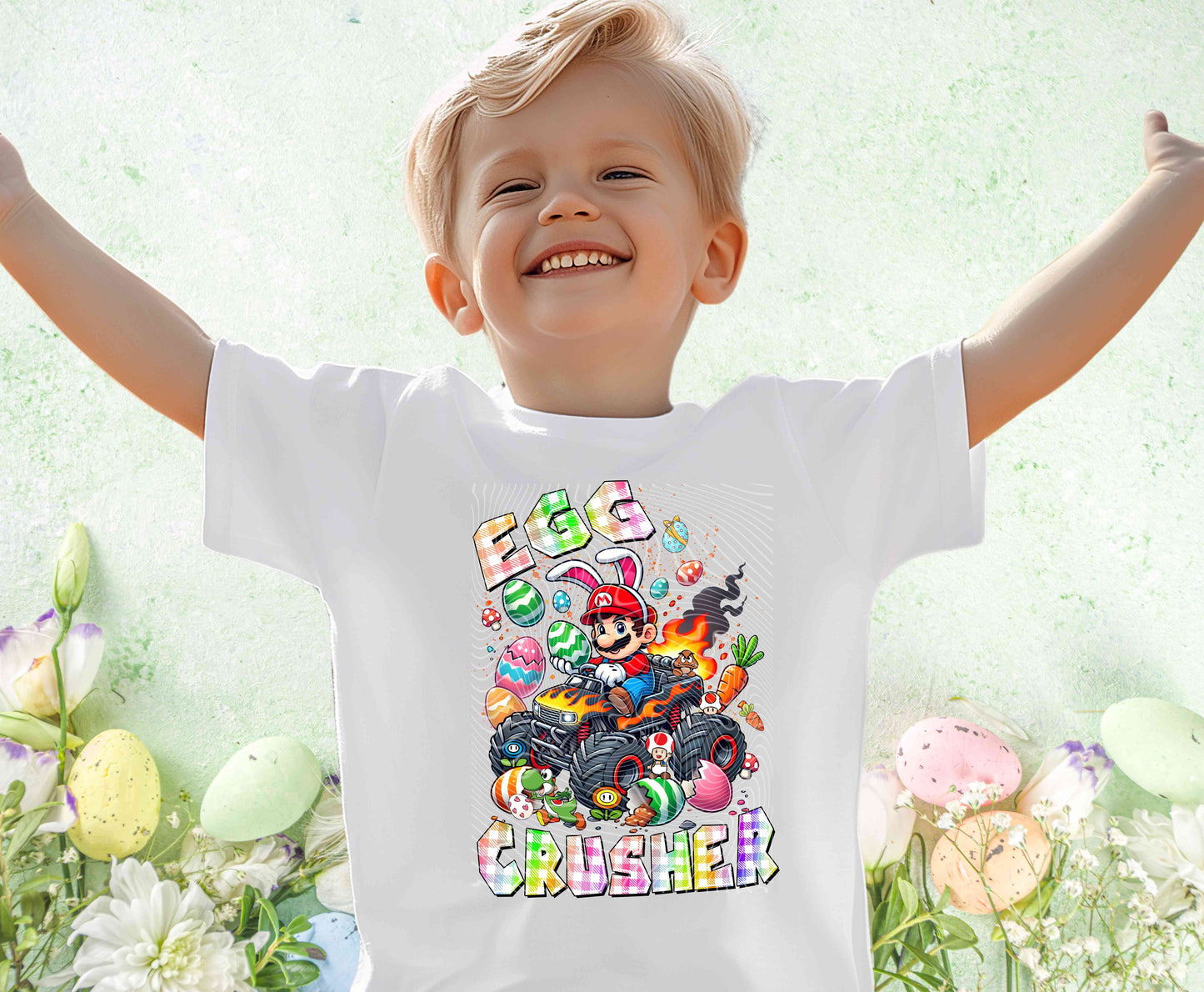 Racing Egg Crusher DTF Print