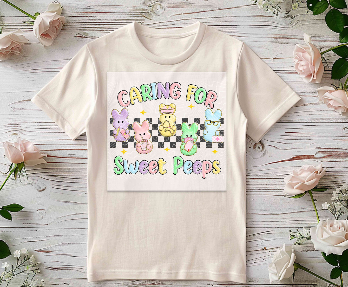 Caring For Sweet Peeps DTF Print
