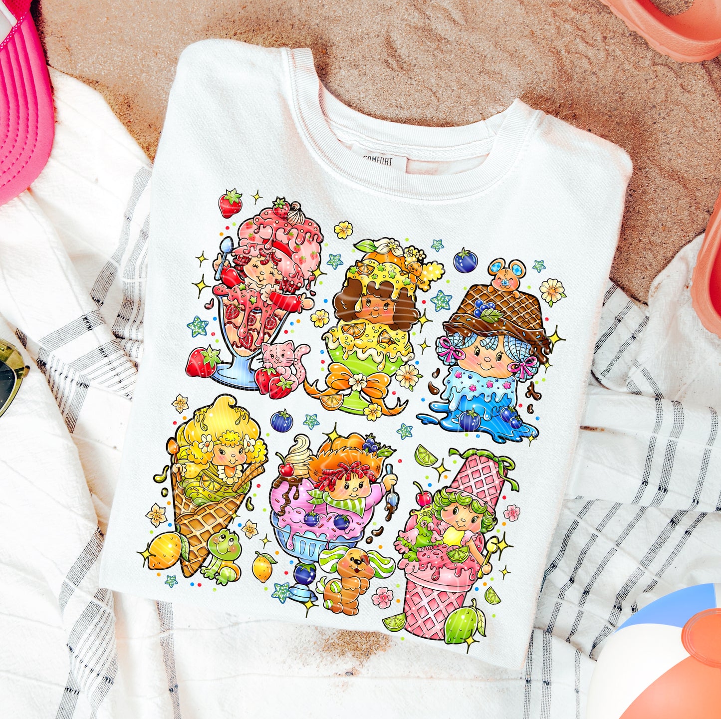 Ice Cream Shortcake Girl DTF Print