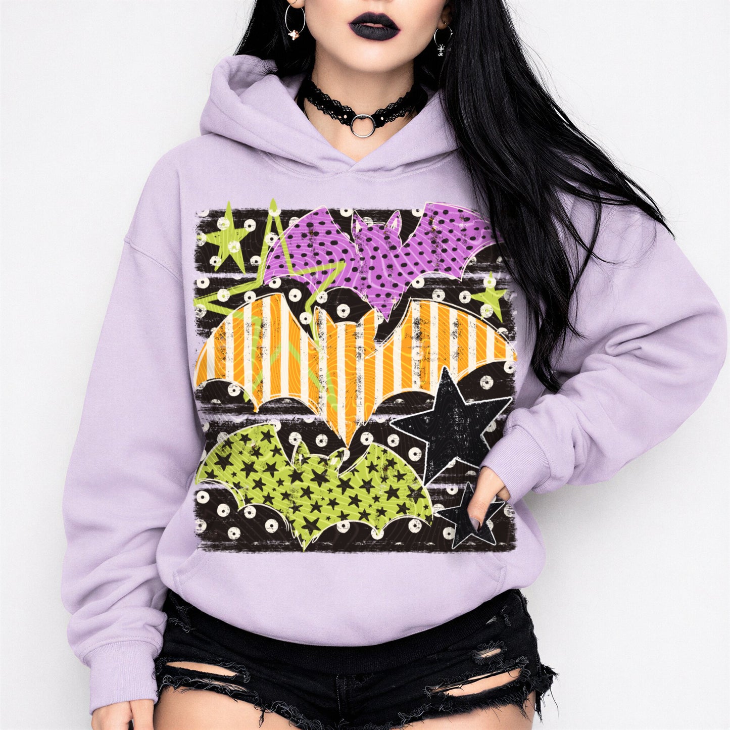 Bats DTF Print
