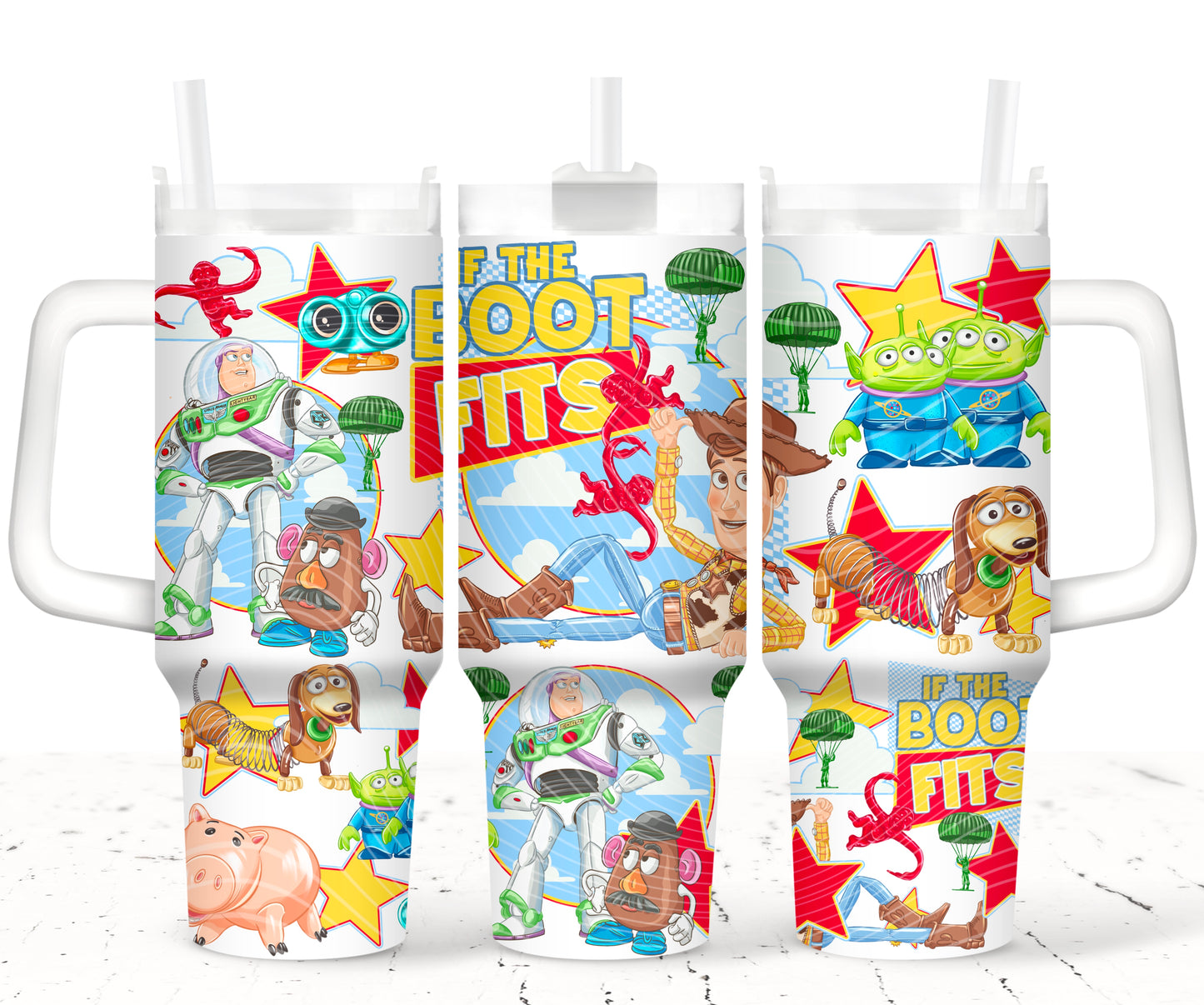 If The Boot Fits 40 oz Tumbler Prints