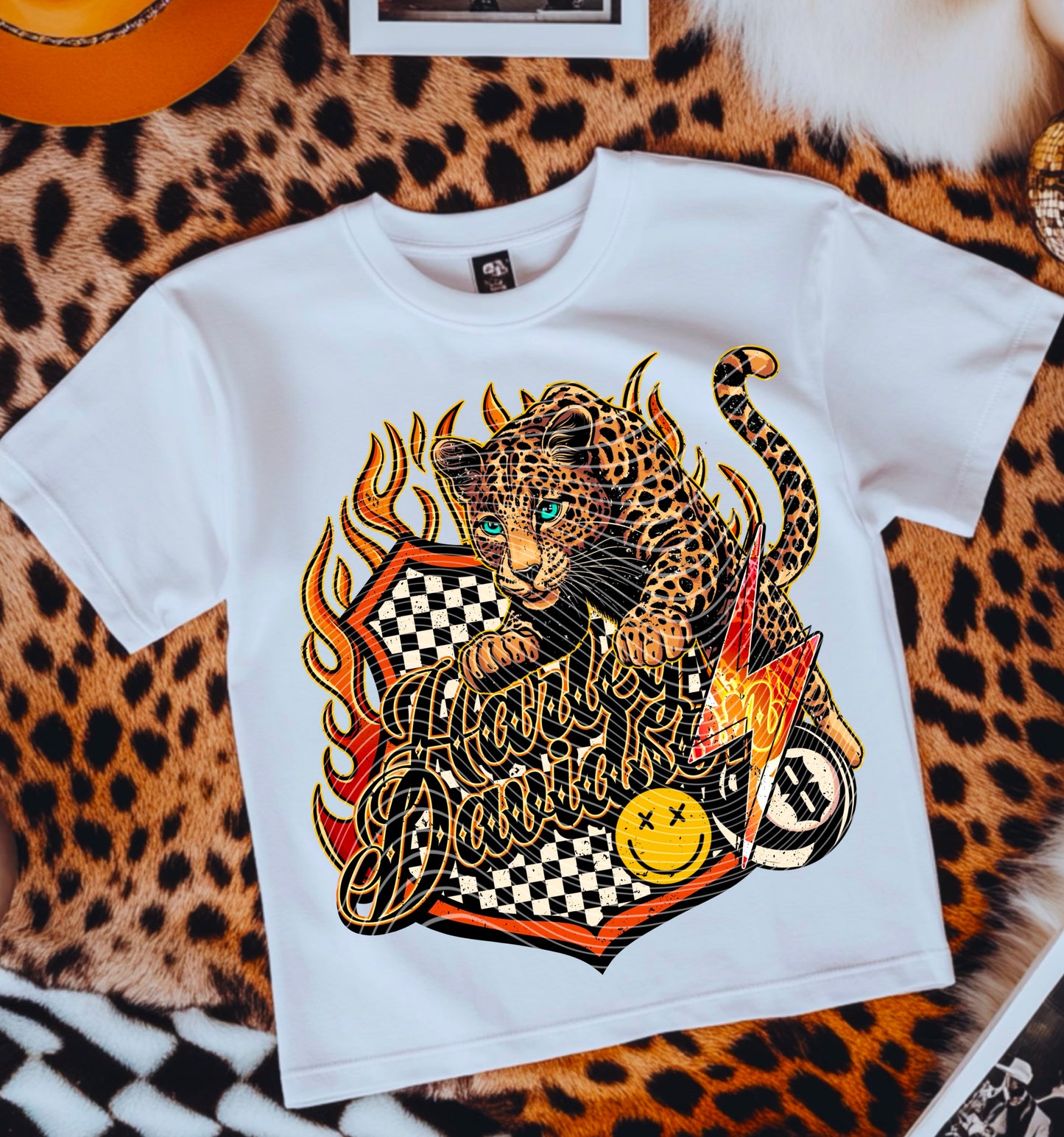 HD Leopard DTF Print