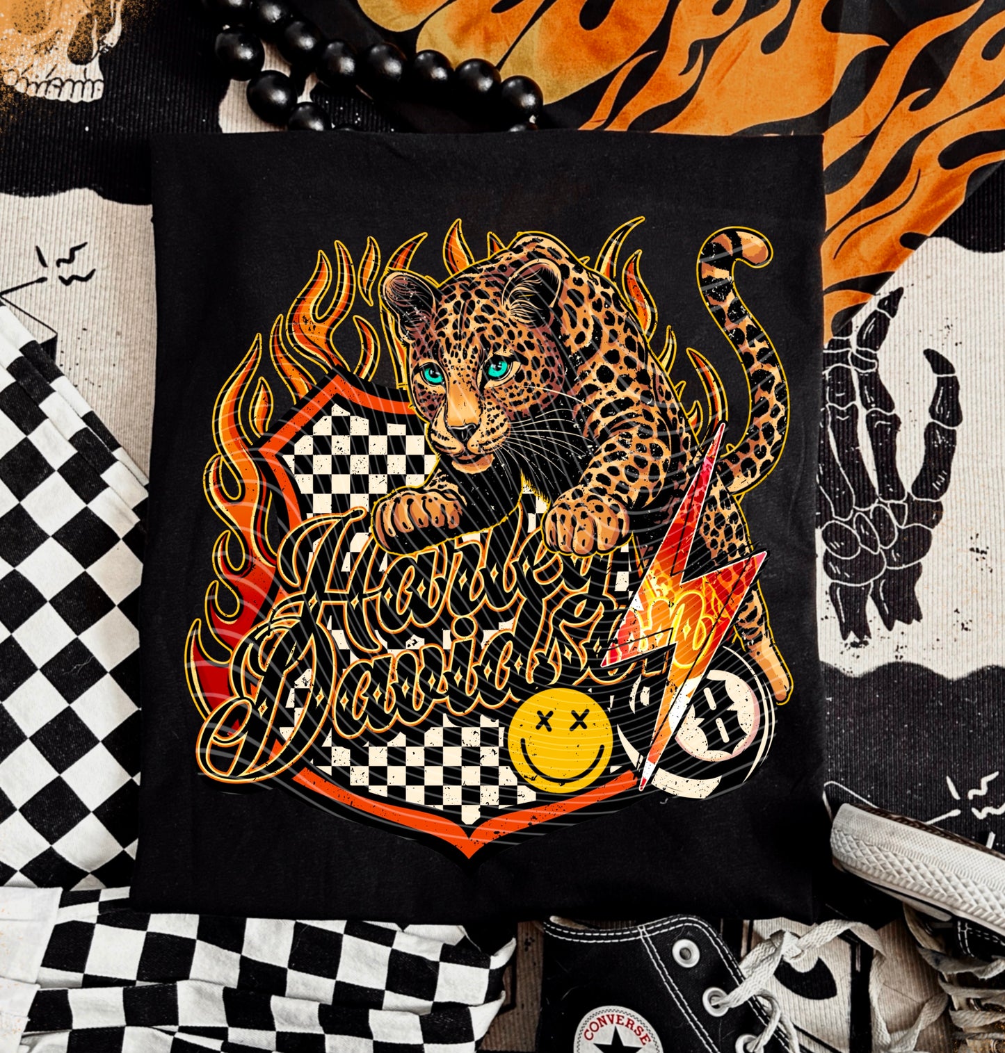 HD Leopard DTF Print