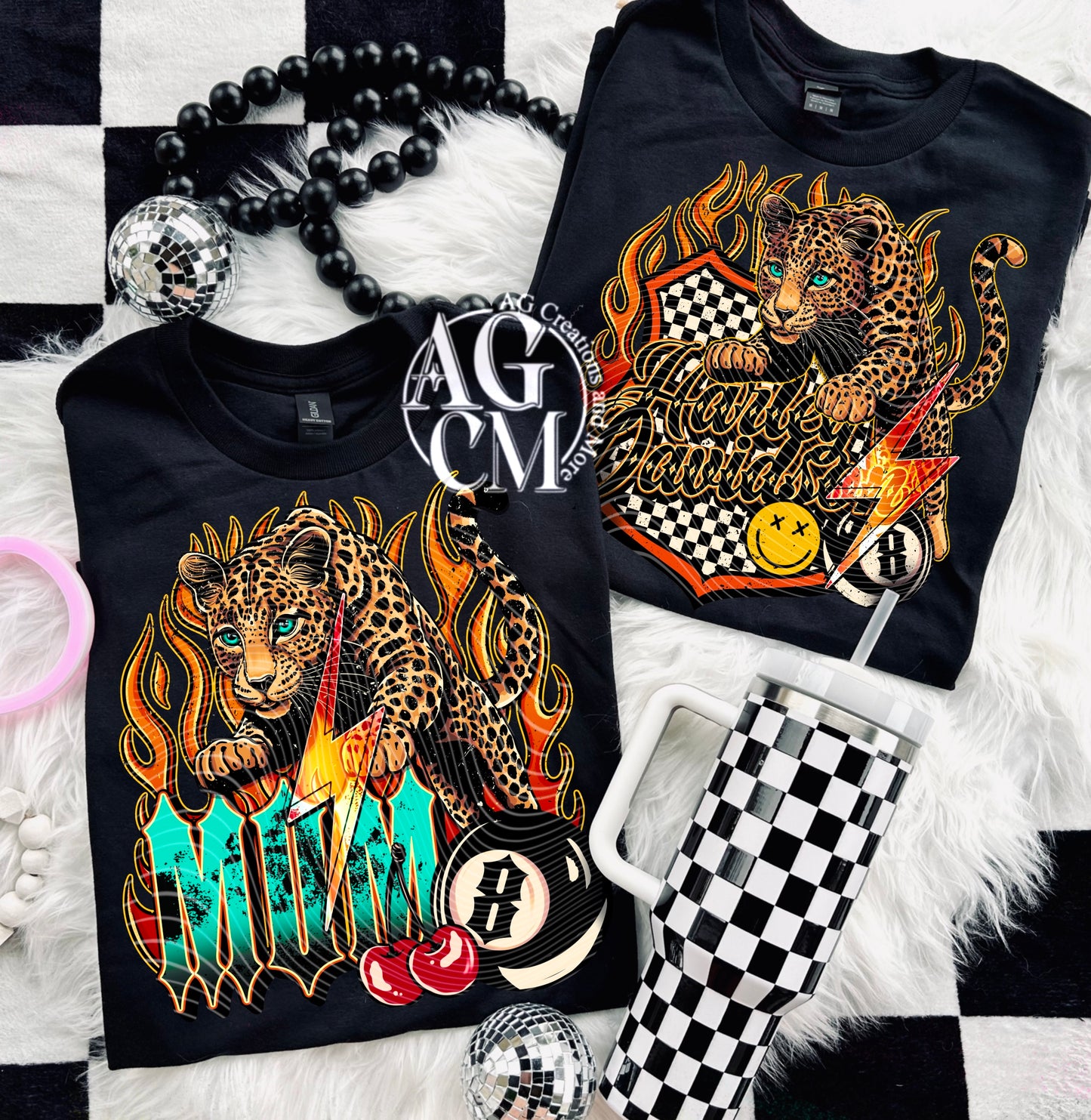 HD Leopard DTF Print