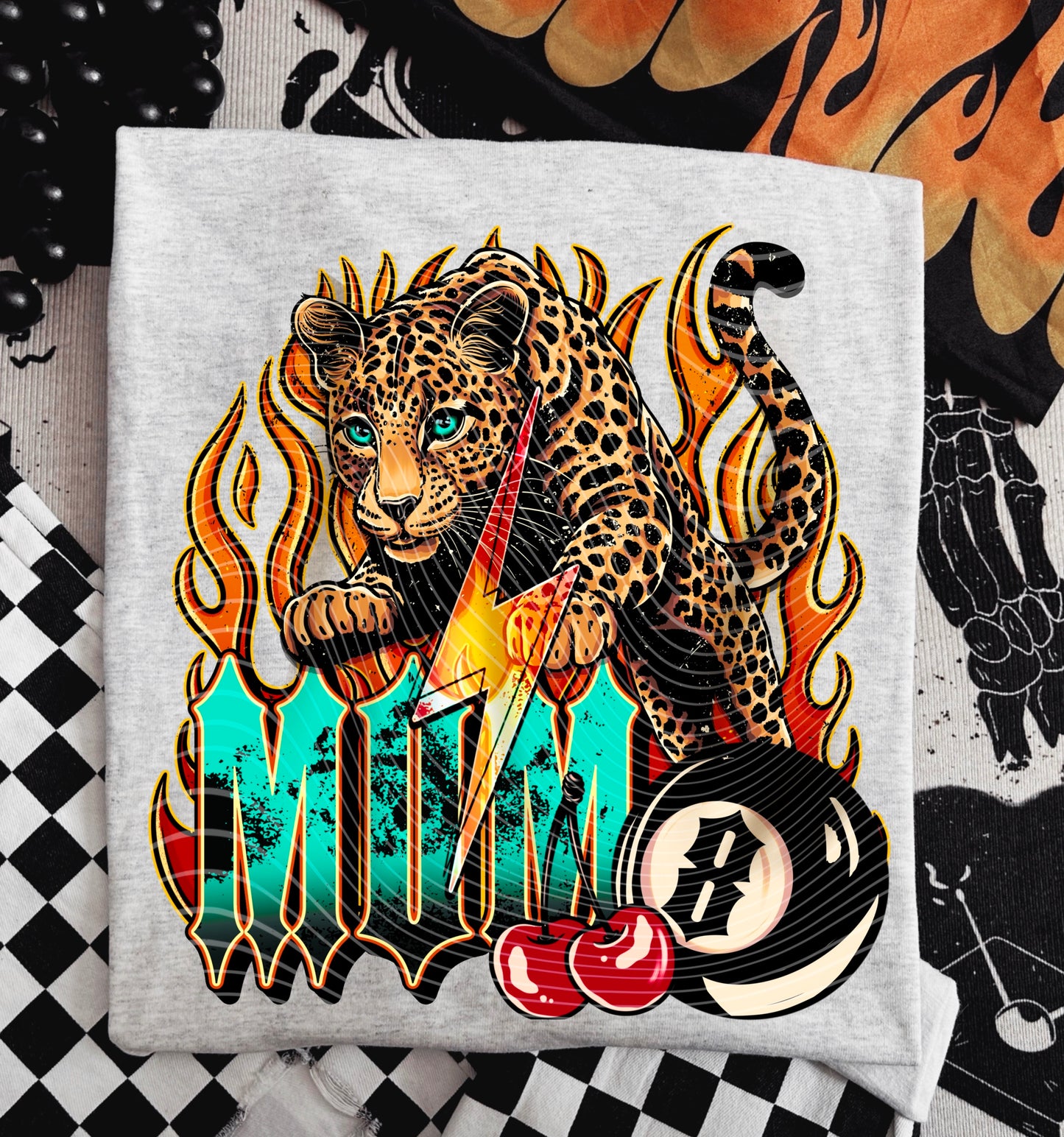 HD Leopard Mama DTF Print