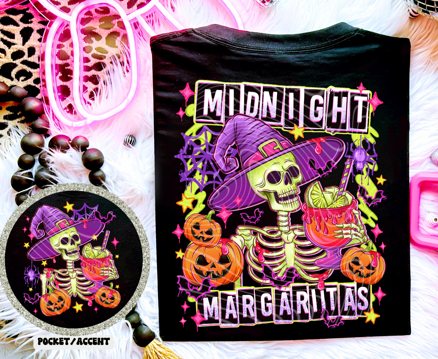 Midnight Margaritas (Double Sleeve) DTF Print
