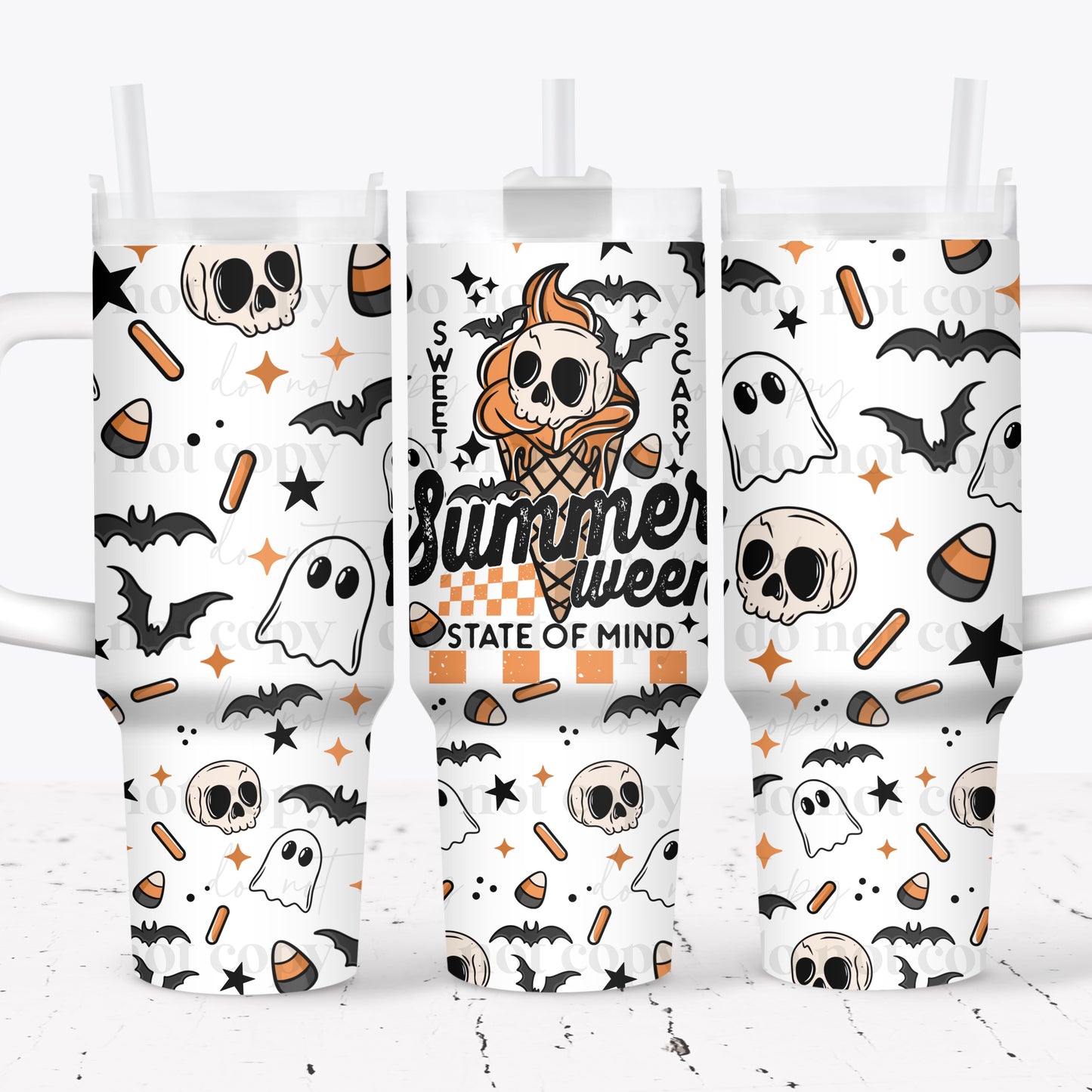 SummerWeen State Of Mind 40 oz Tumbler Prints