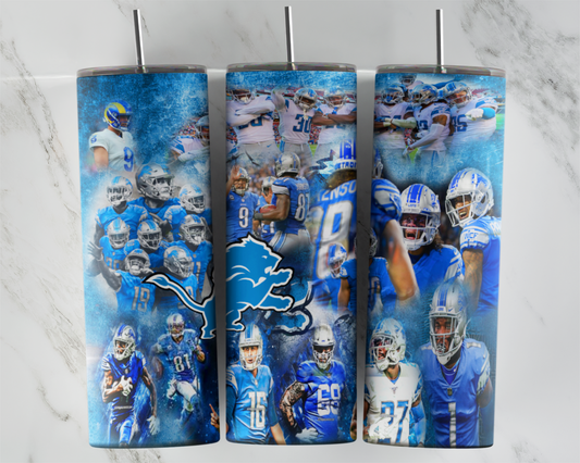 Team Collage Detroit Lions Football Sports