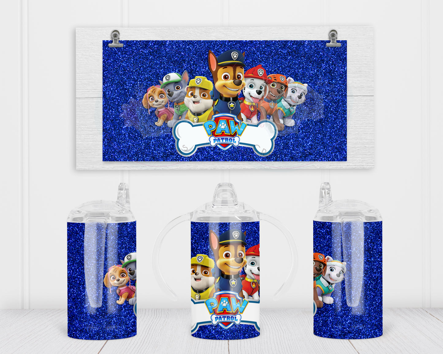 Puppy Show Blue Glitter