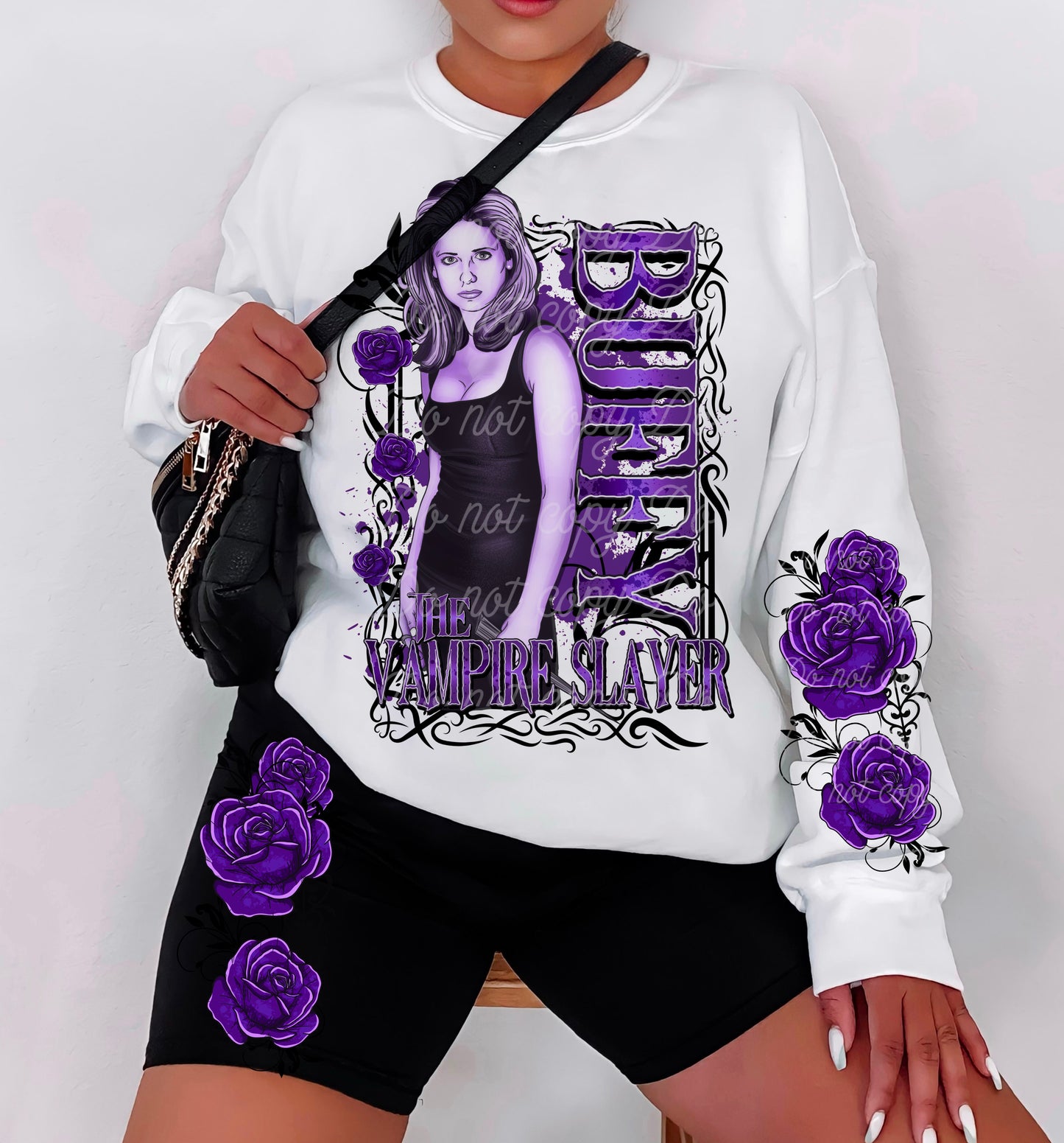 Purple Vampire Slayer DTF Print