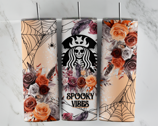 Fall Floral Spooky Vibes Coffee