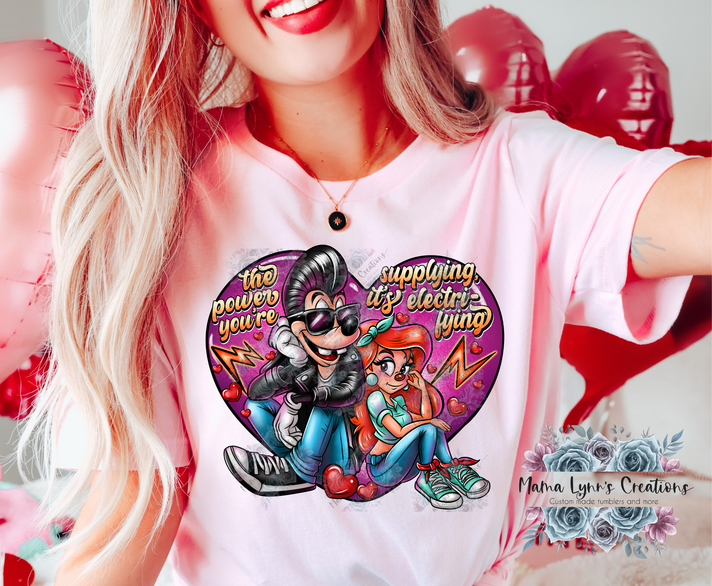 Electrifying Love M&R Valentine DTF Print