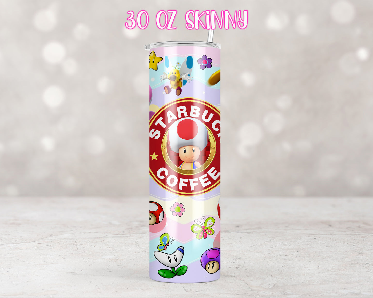 Animated Mushroom Characters Style Design Transfers