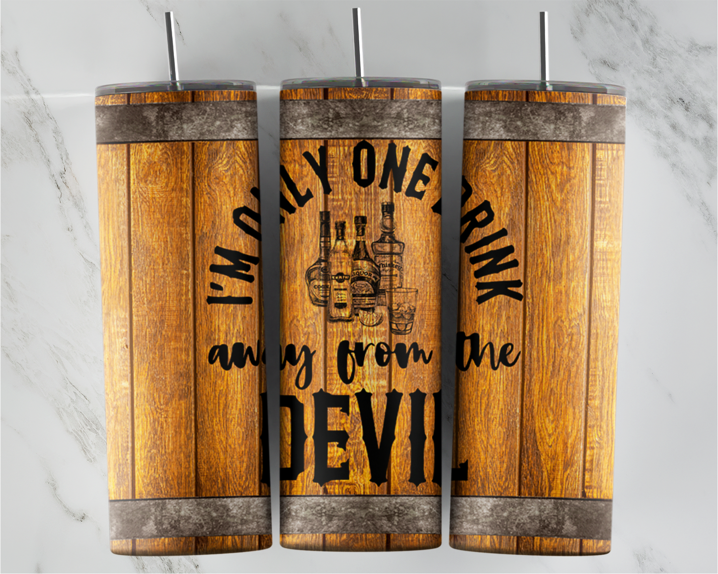 Barrel One Drink Away Tumbler Wrap
