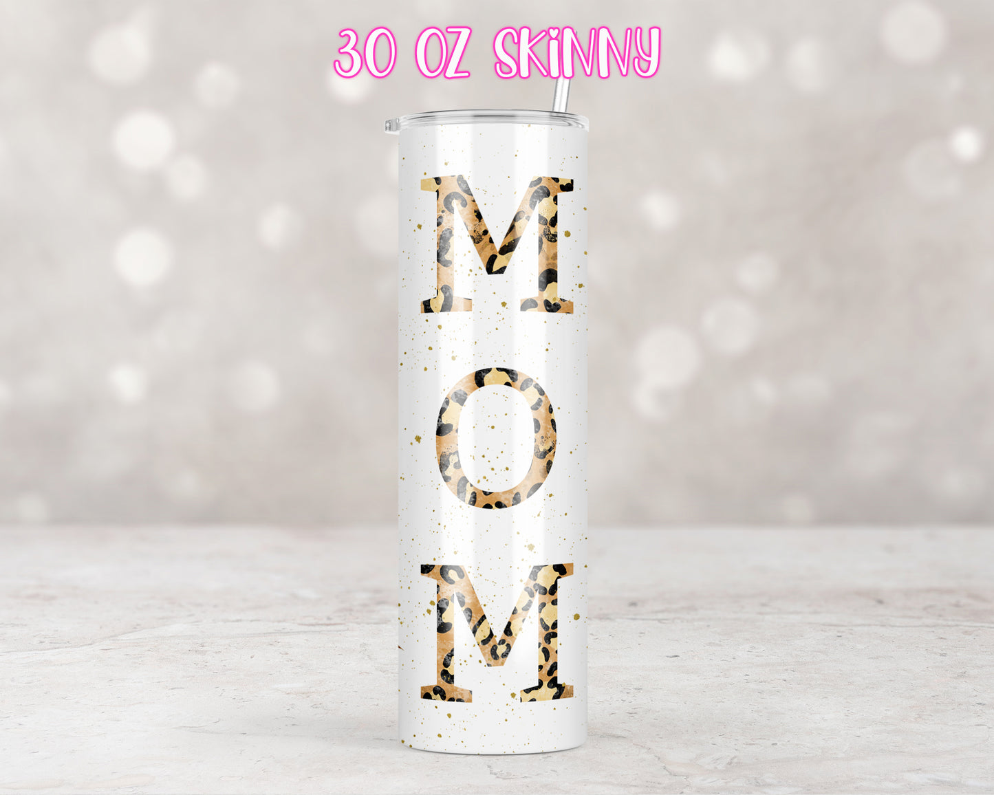 Pink and Black Floral Mom