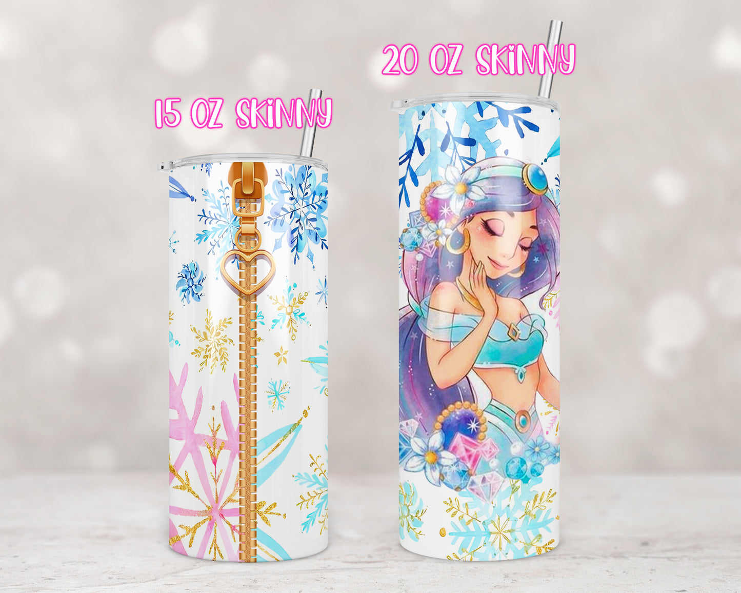 Blue Princess With Zipper