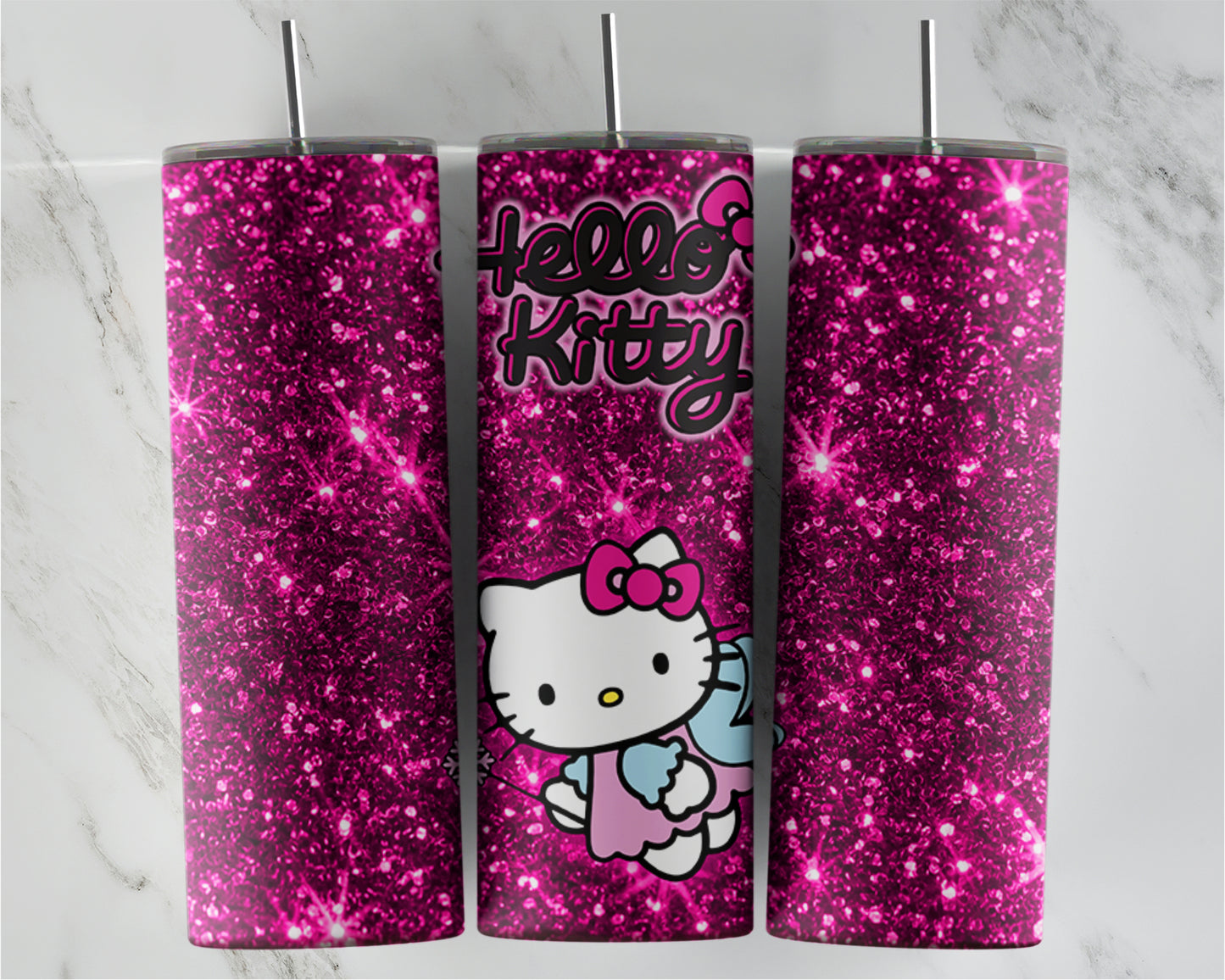 Pink Glitter Kitty