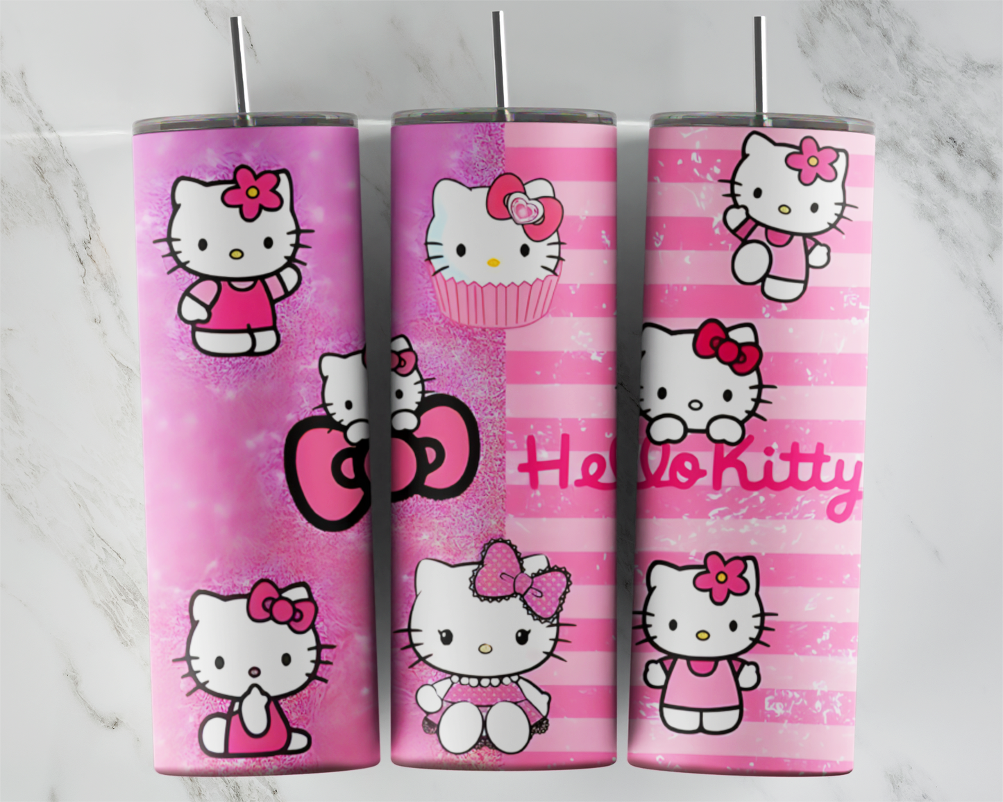 Pink Cupcake Kitty Collage