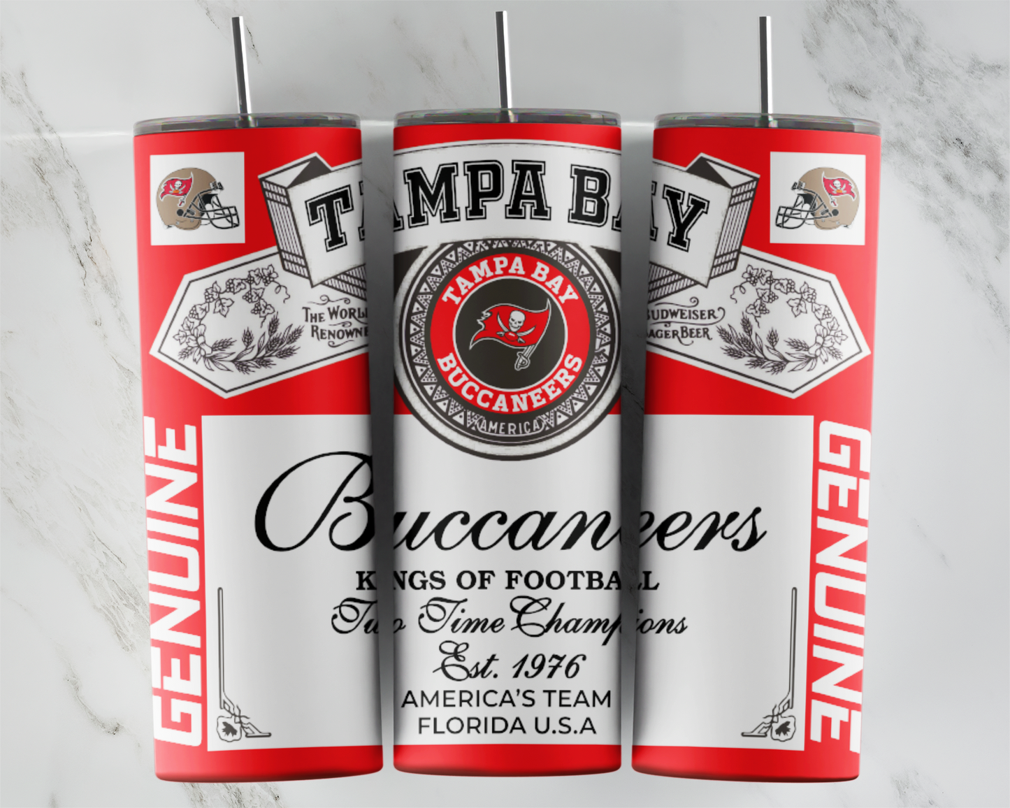 T.B. Buccs Beer Tumbler Wrap