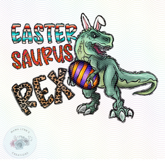 Eastersaurus Rex Easter Htv Transfer